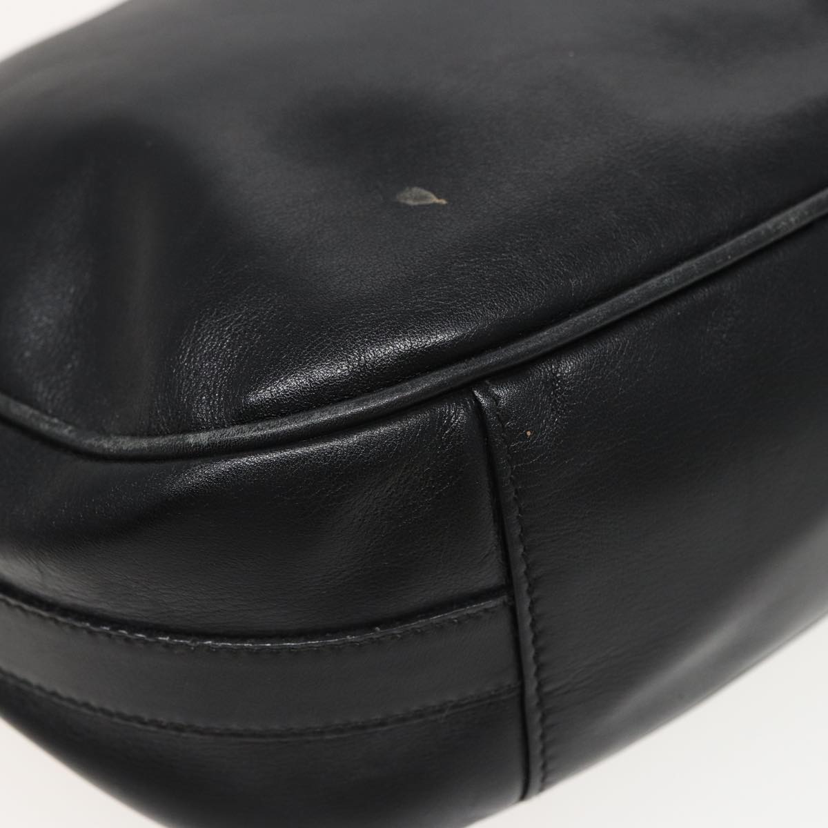 GUCCI Shoulder Bag Leather Black 001 2214 1687 81327