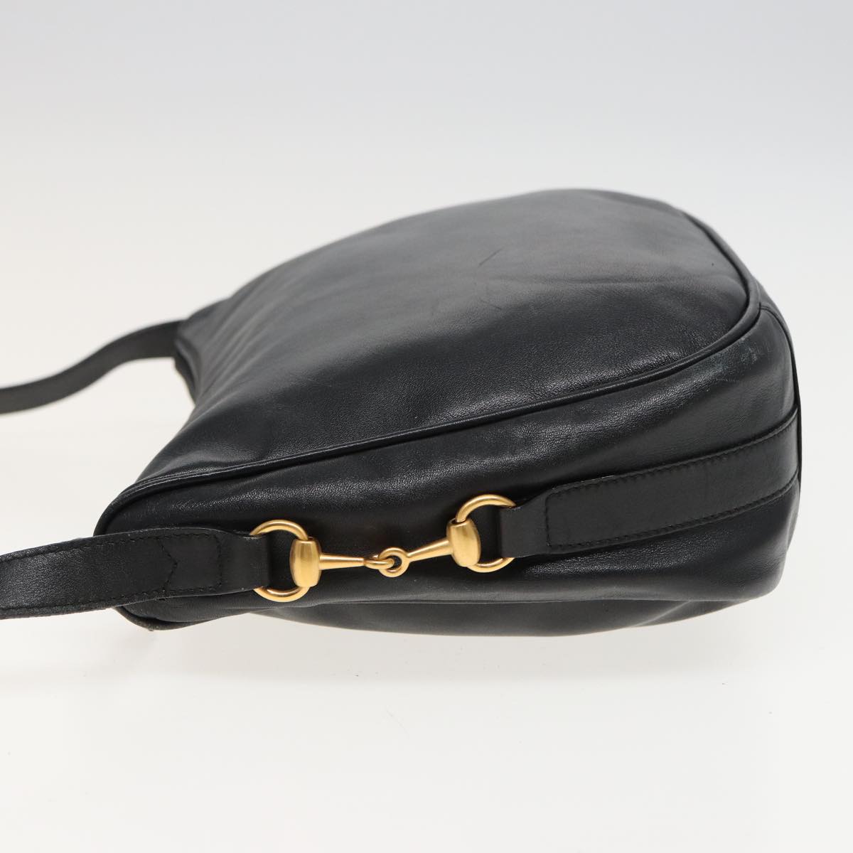GUCCI Shoulder Bag Leather Black 001 2214 1687 81327