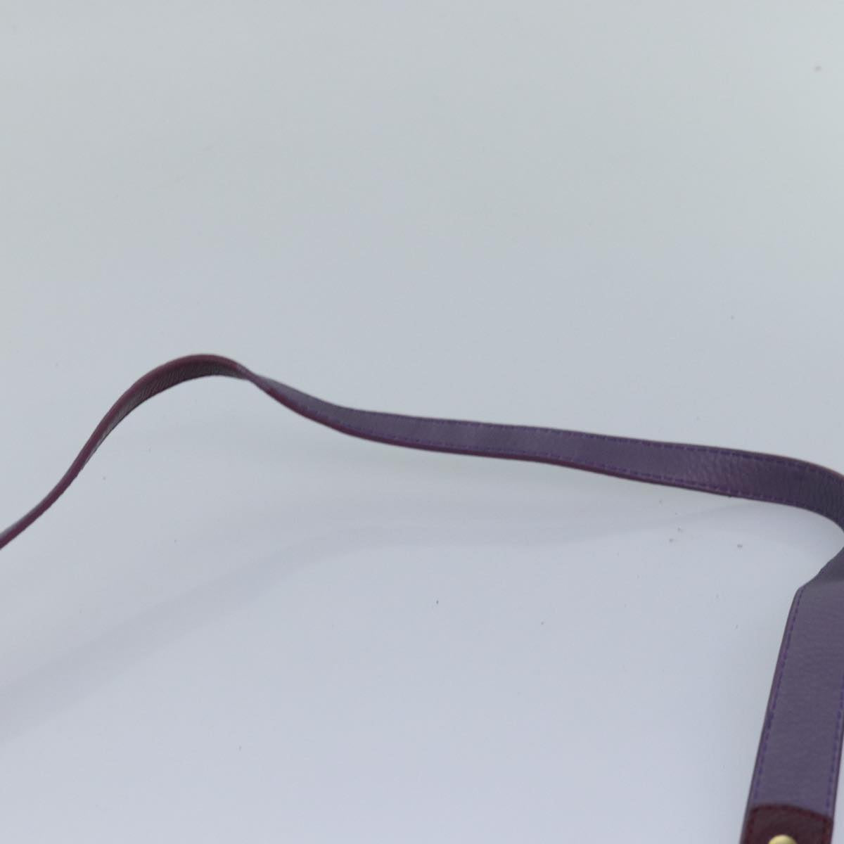 FENDI Zucca Canvas Shoulder Bag Purple 81351