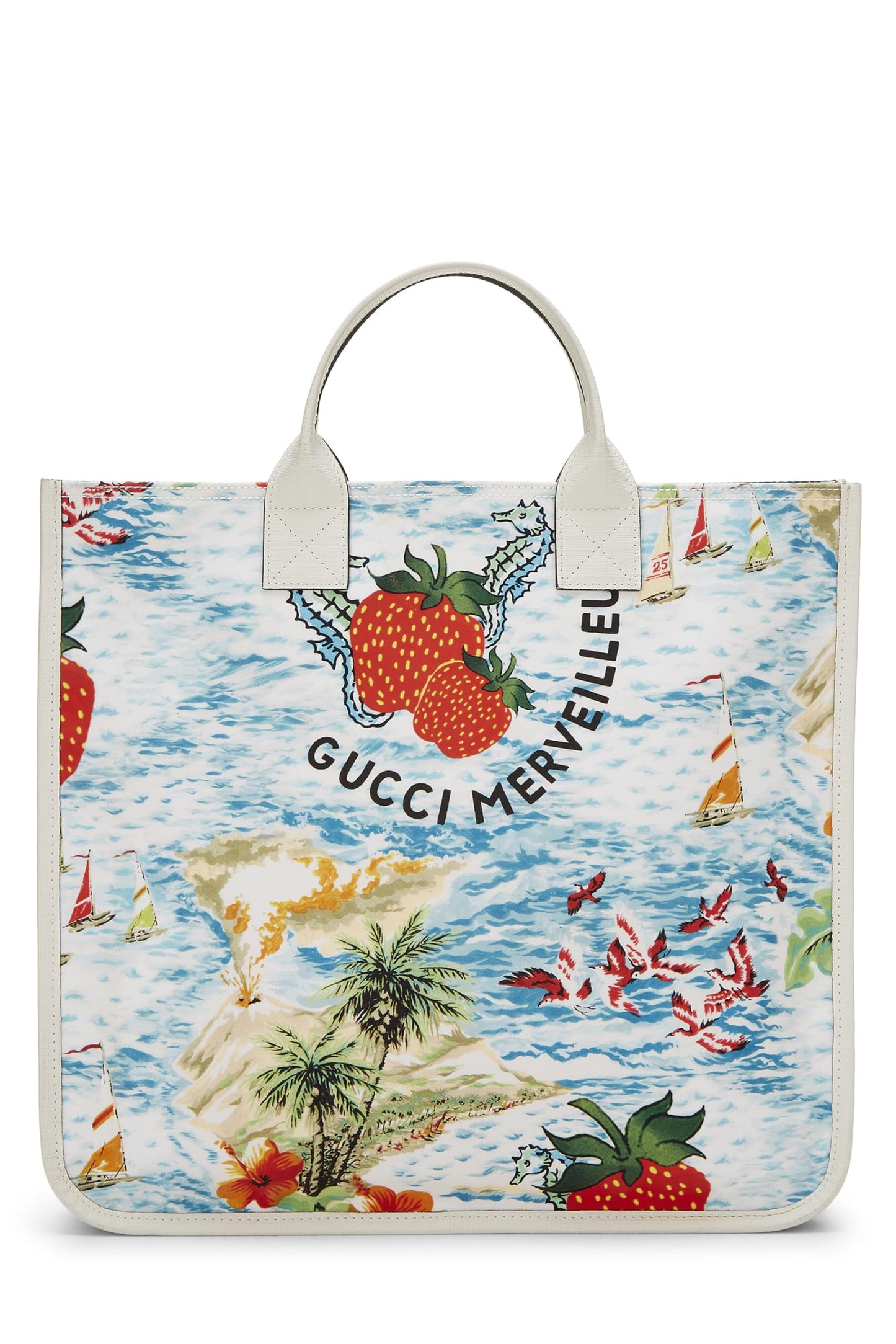 Gucci,  Multicolored Merveilleux Nylon Kids Tote, Multi