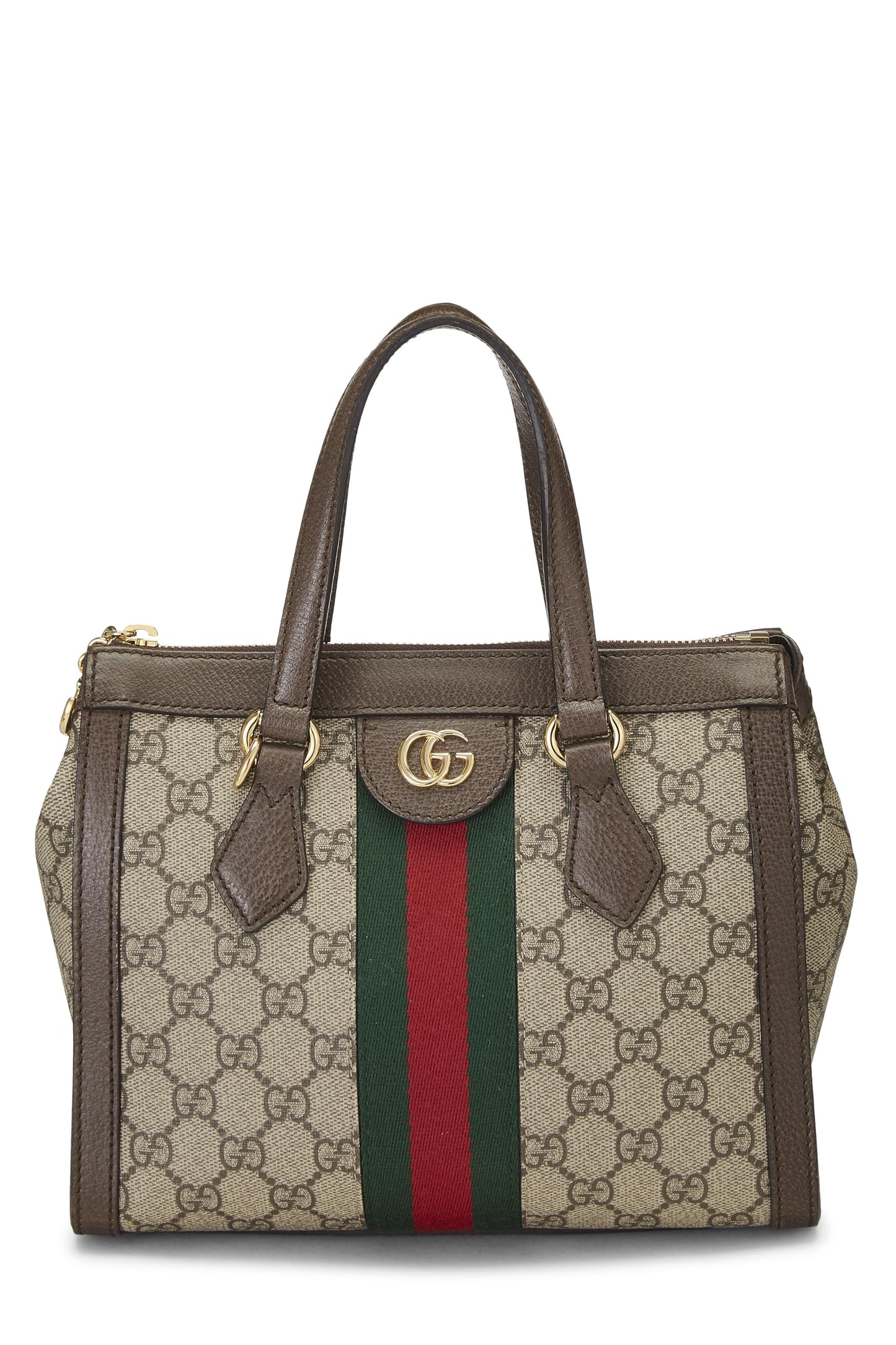 Gucci,  Original GG Supreme Canvas Ophidia Tote Small, Brown