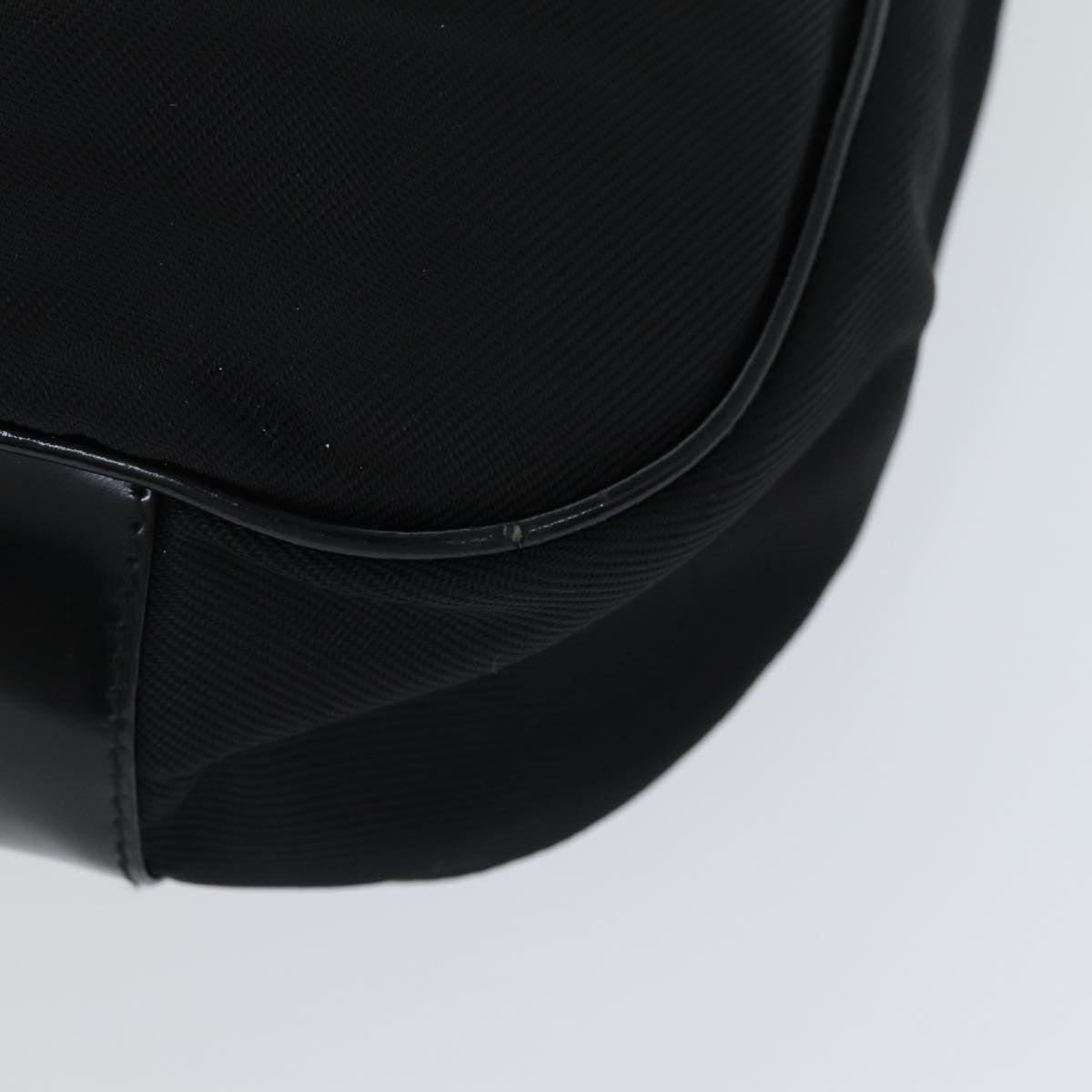 GUCCI Bamboo Shoulder Bag Nylon Black 001 1998 1577 81620