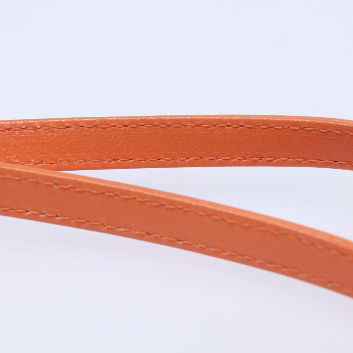 FENDI Mamma Baguette Shoulder Bag Nylon Orange 81641