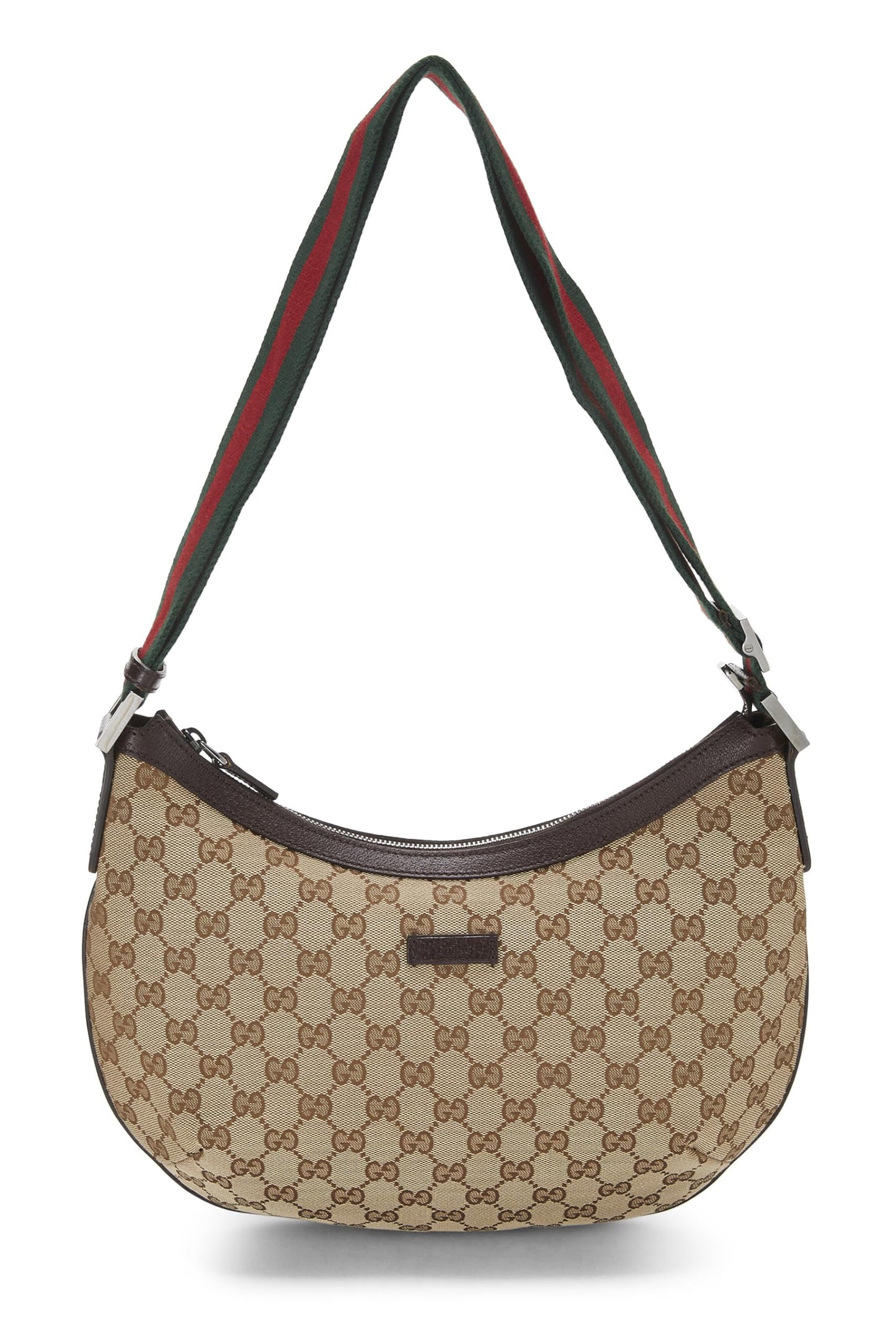 Gucci,  Original GG Canvas Web Round Messenger, Brown
