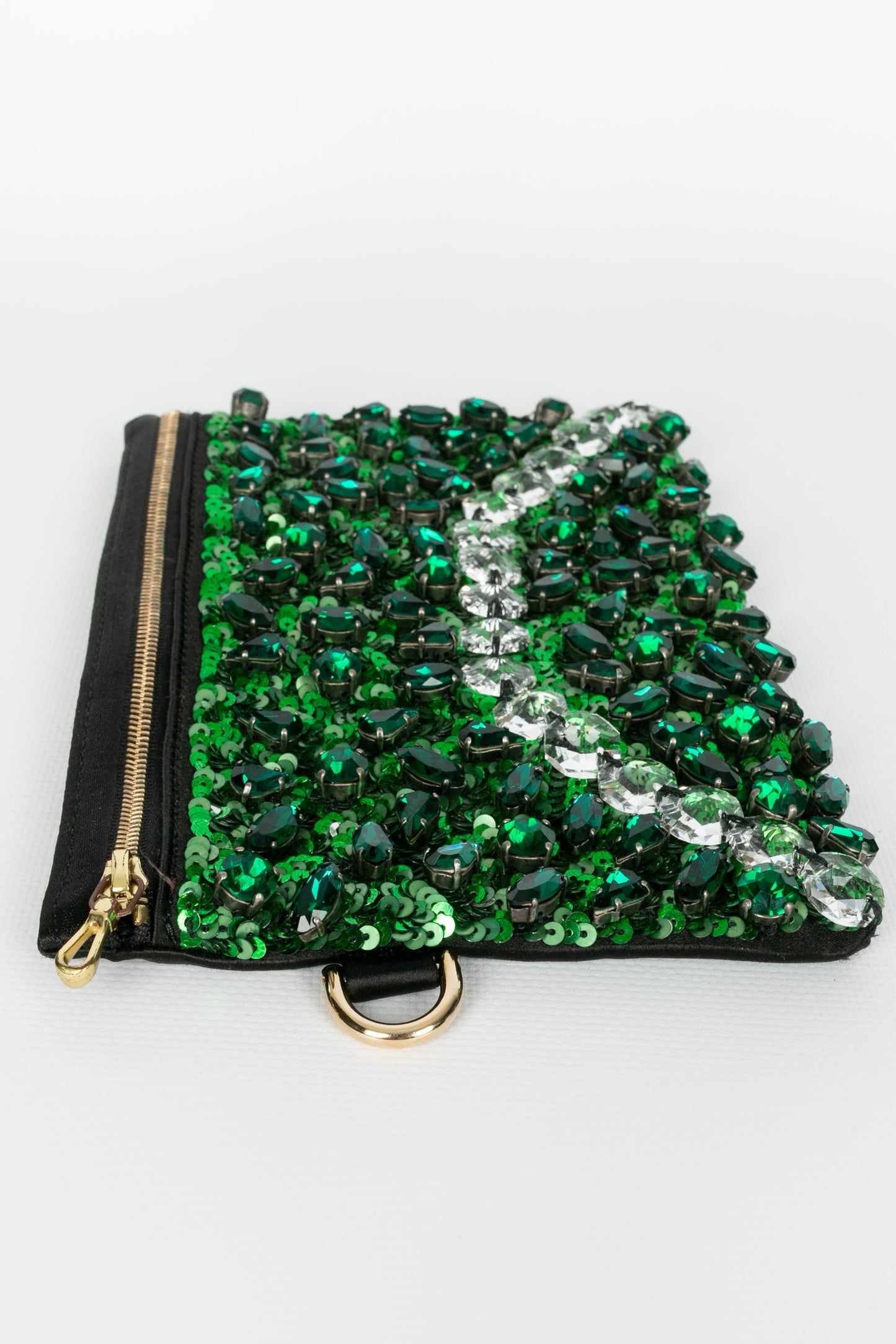 Pochette verte Lanvin