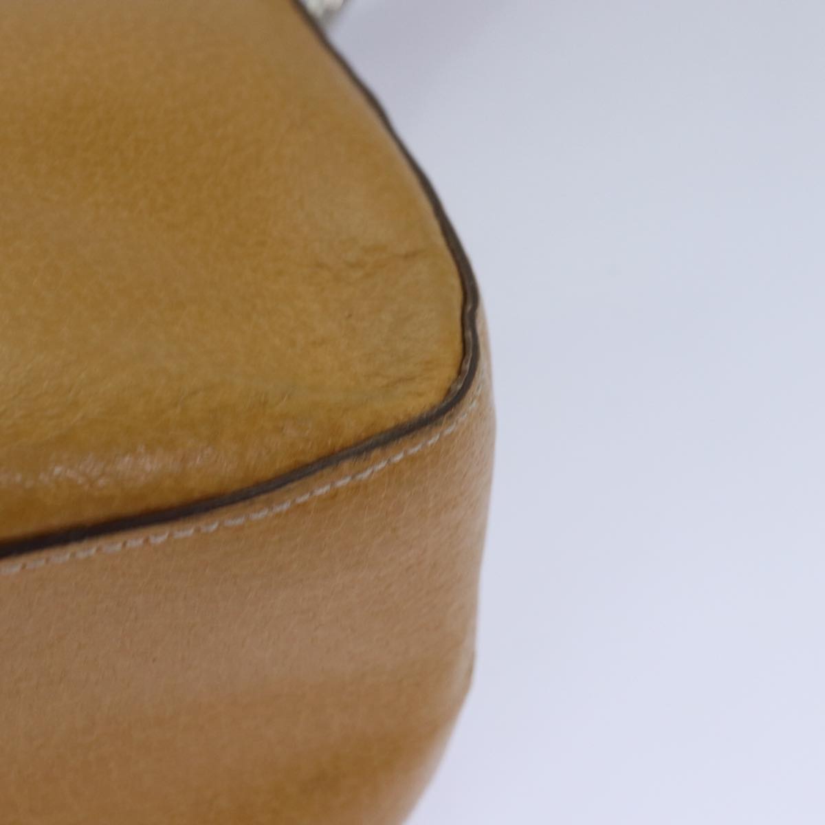 GUCCI Shoulder Bag Leather Yellow 001 2058 81846