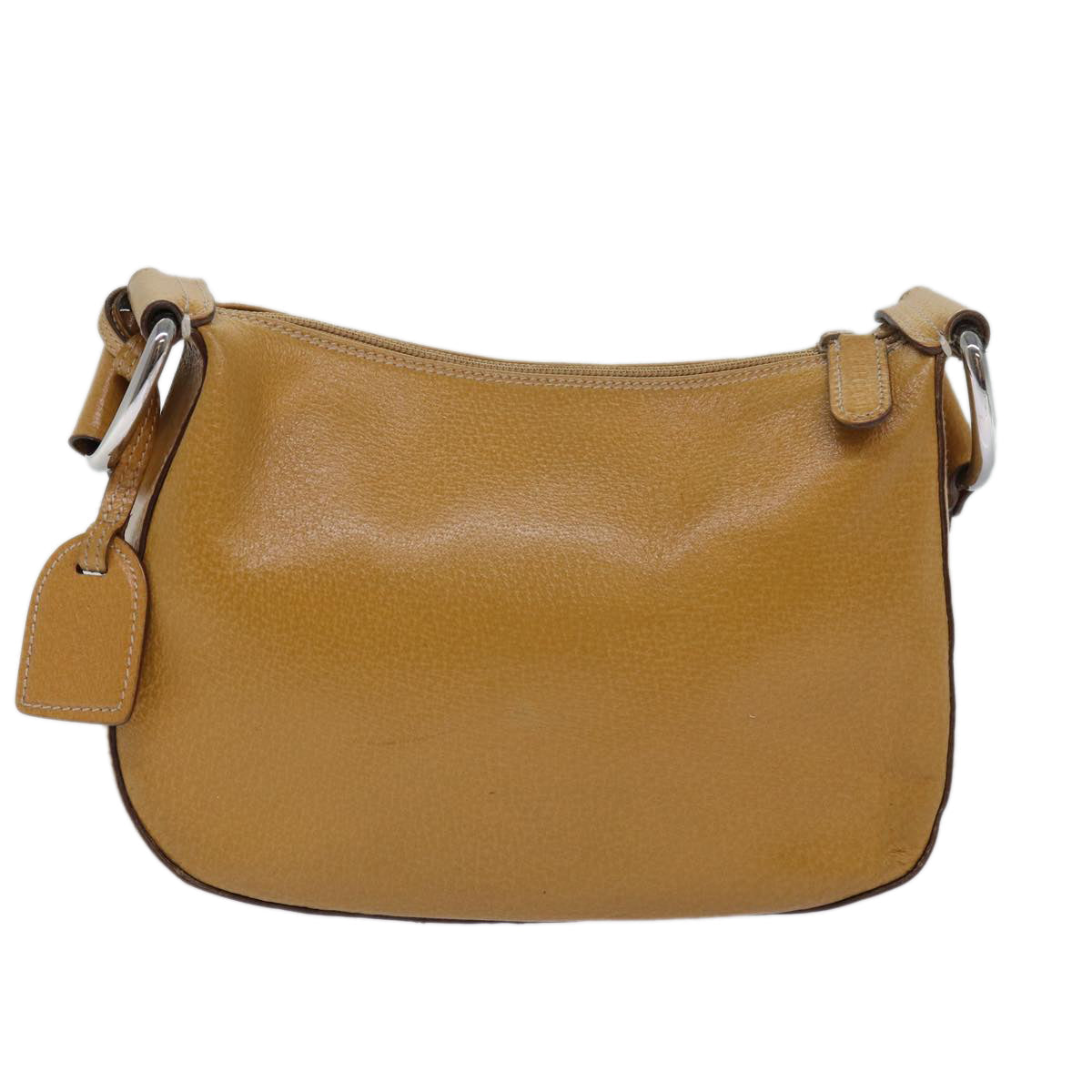 GUCCI Shoulder Bag Leather Yellow 001 2058 81846