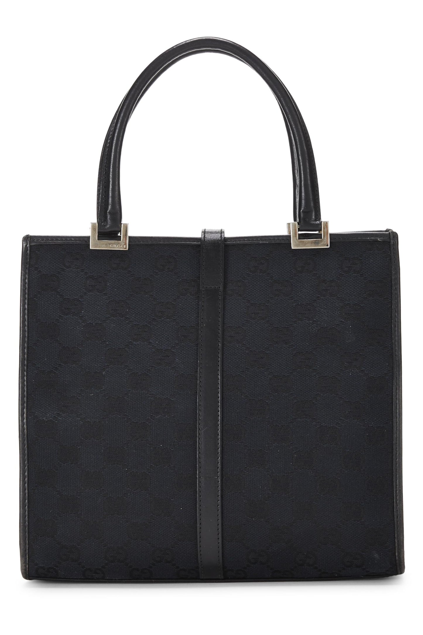 Gucci,  Black Canvas Jackie Handbag, Black