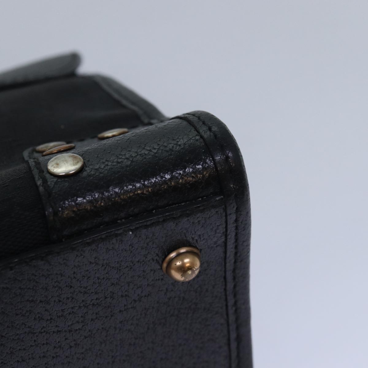 GUCCI GG Canvas Hand Bag Black 124286 81873