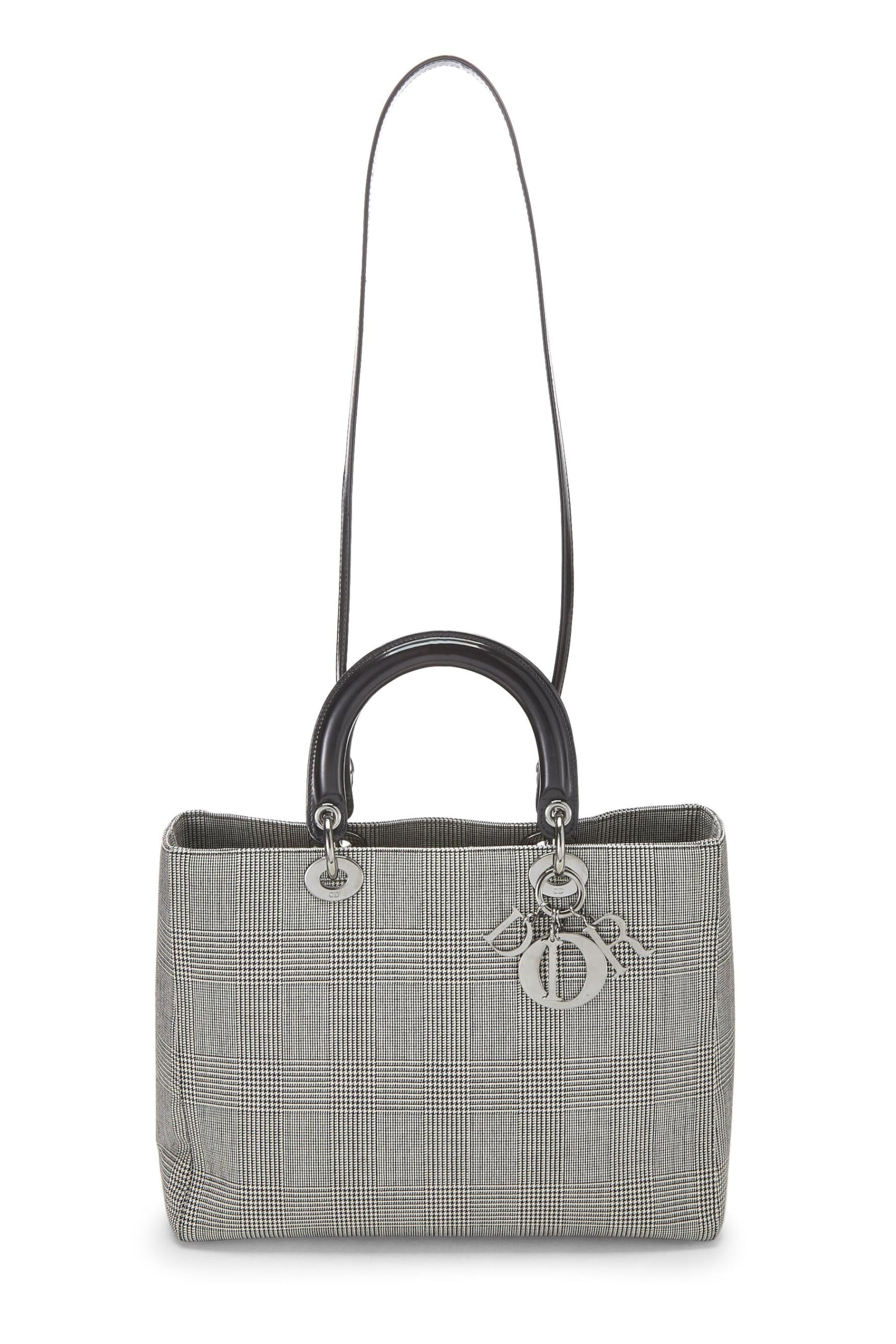 Dior,  Black Houndstooth Lady Large, Black