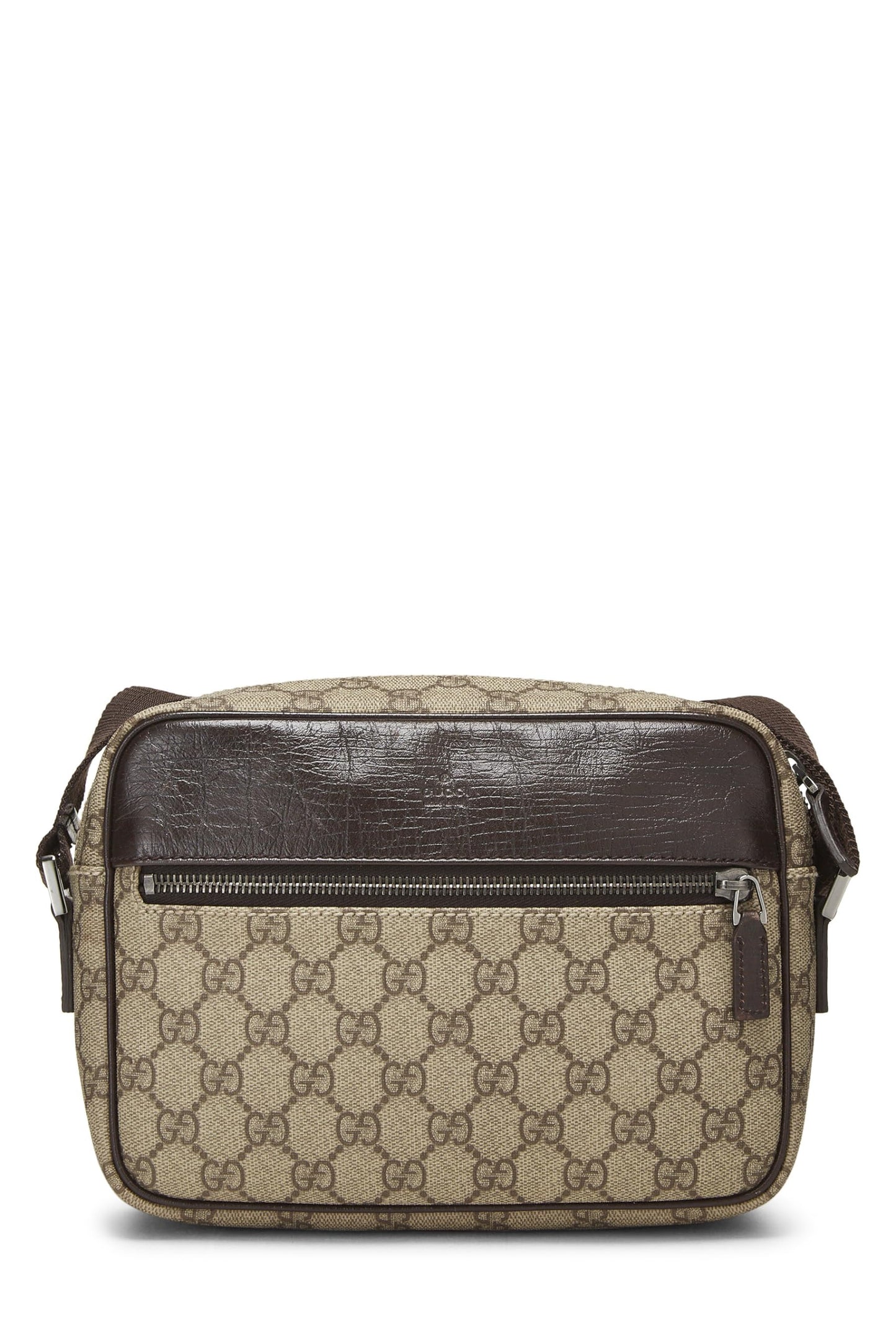 Gucci,  Original GG Supreme Canvas Camera Bag, Brown
