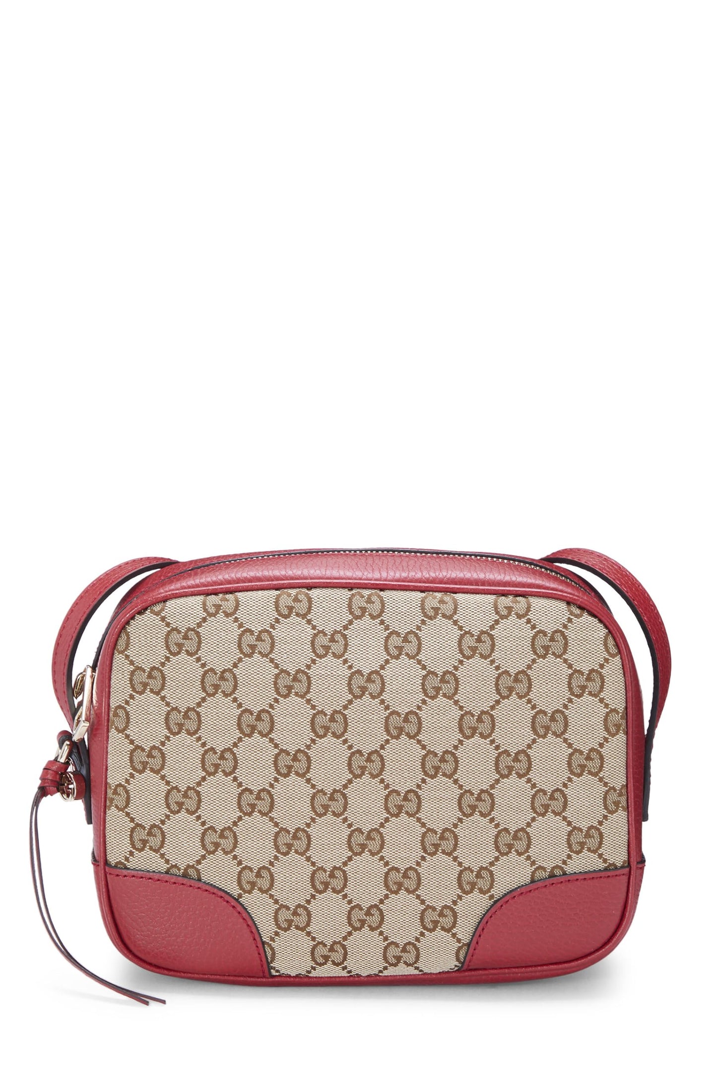 Gucci,  Red Original GG Canvas Bree Crossbody, Red