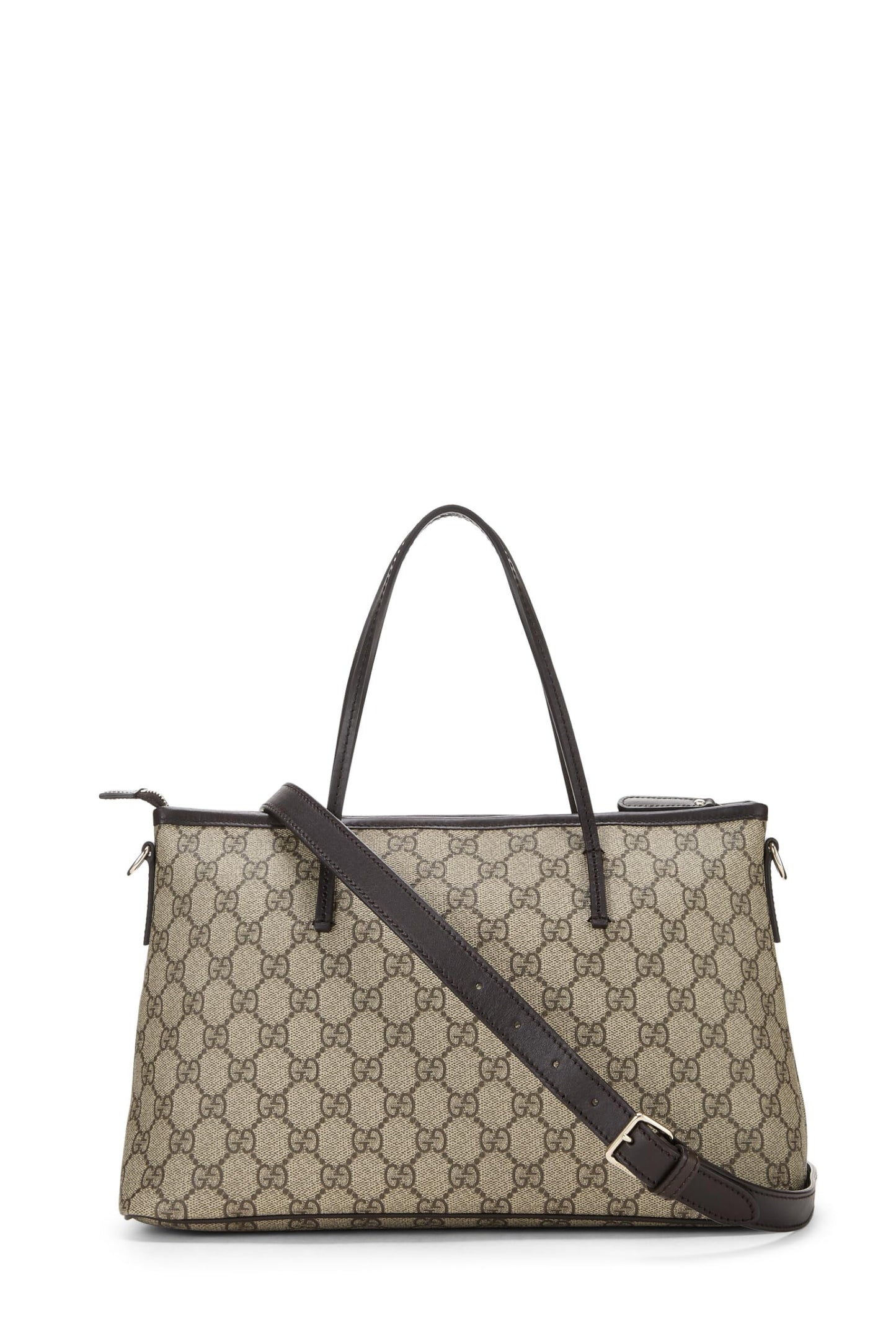 Gucci,  Original GG Supreme Canvas Zip Tote, Brown