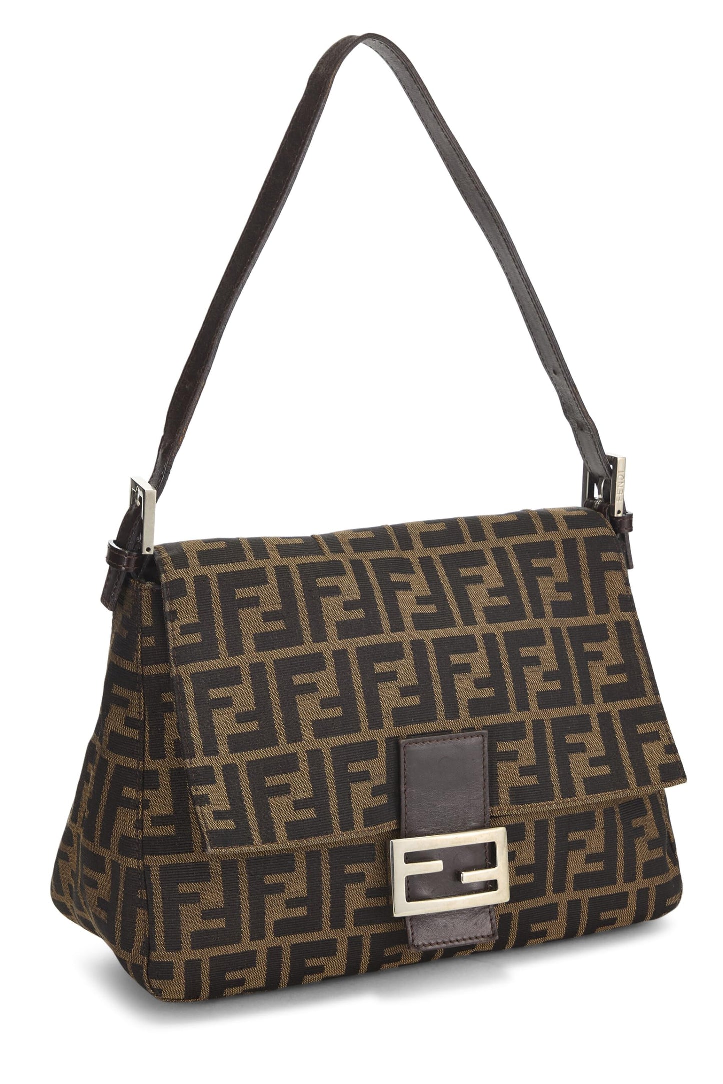 Fendi,  Brown Zucca Canvas Mama, Brown