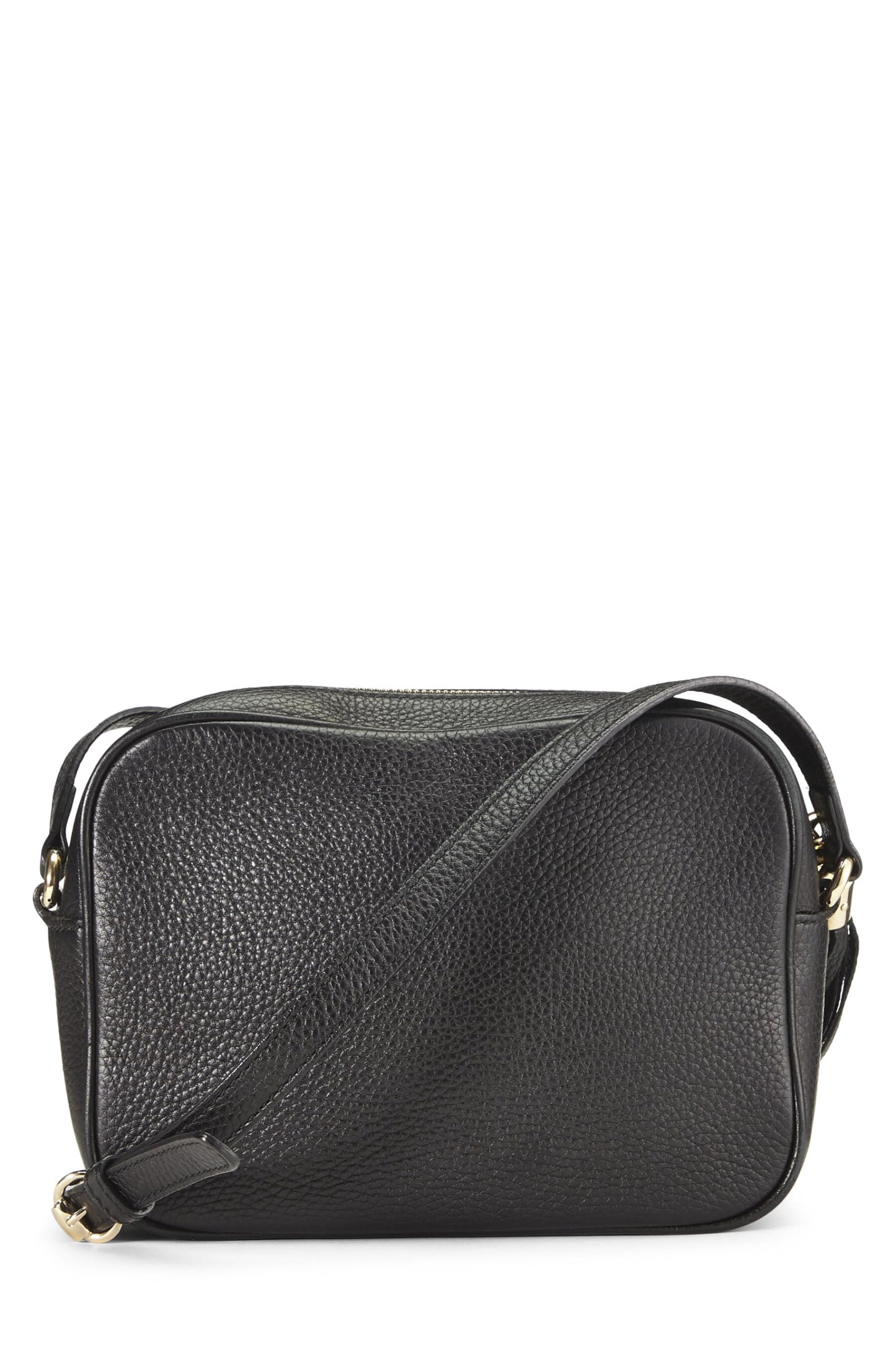 Gucci,  Black Grained Leather Soho Disco, Black