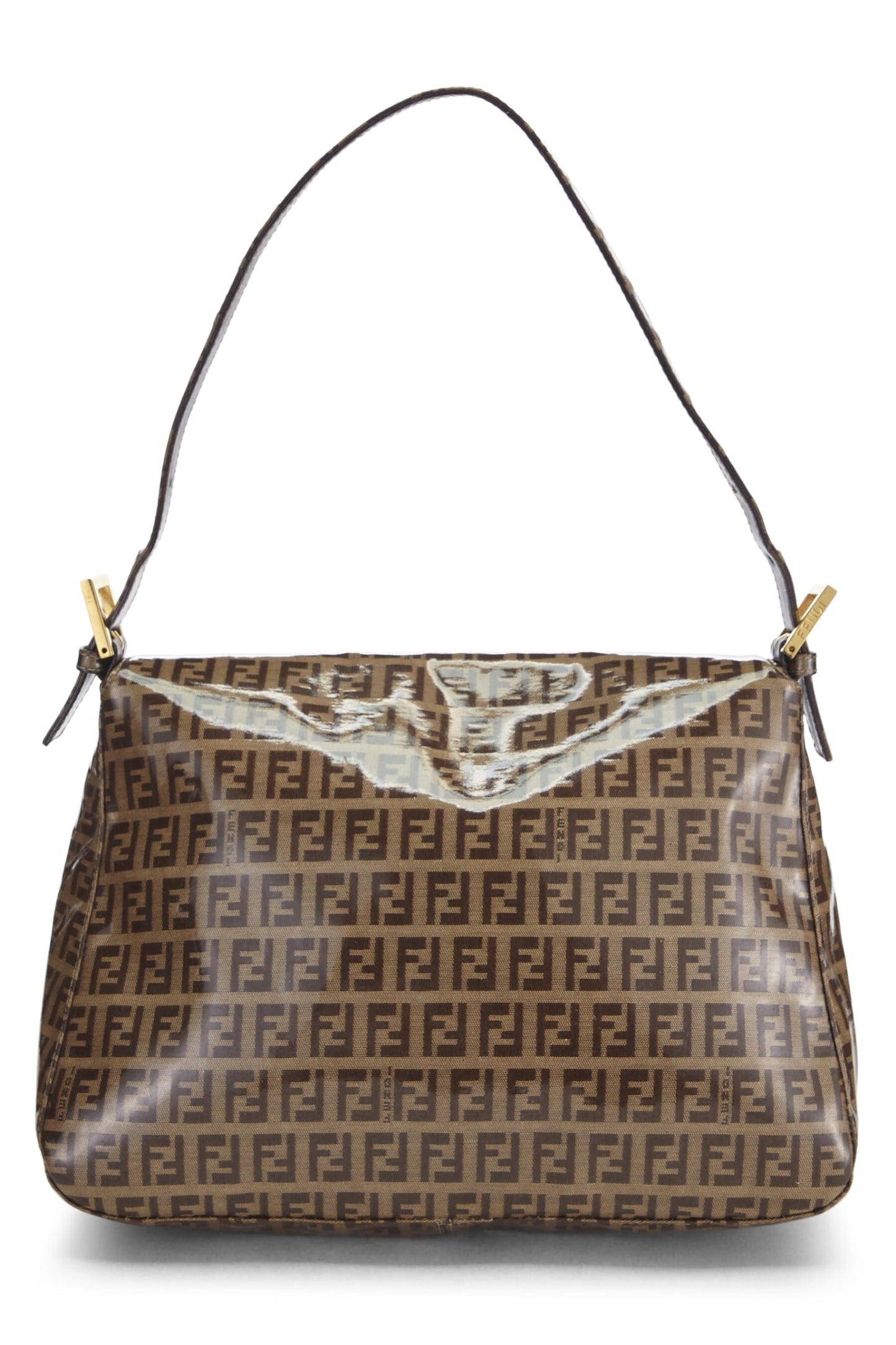 Fendi,  Brown Zucchino Vinyl Mama, Brown