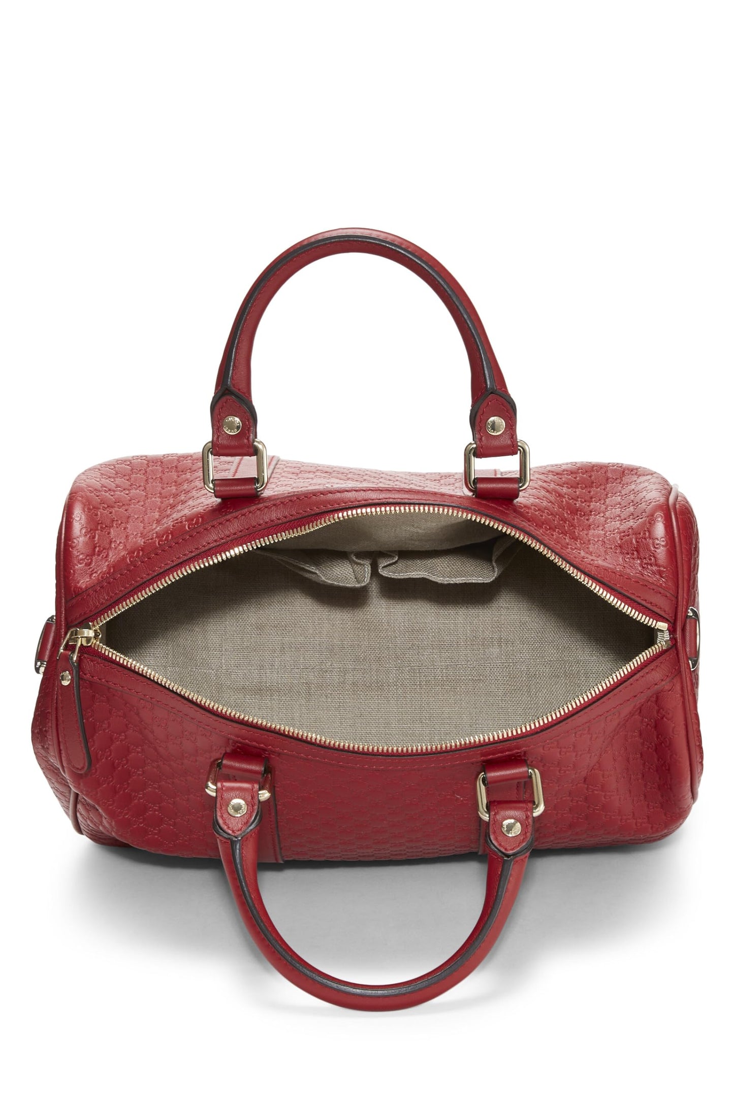 Gucci,  Red Microguccissima Leather Joy Boston, Red