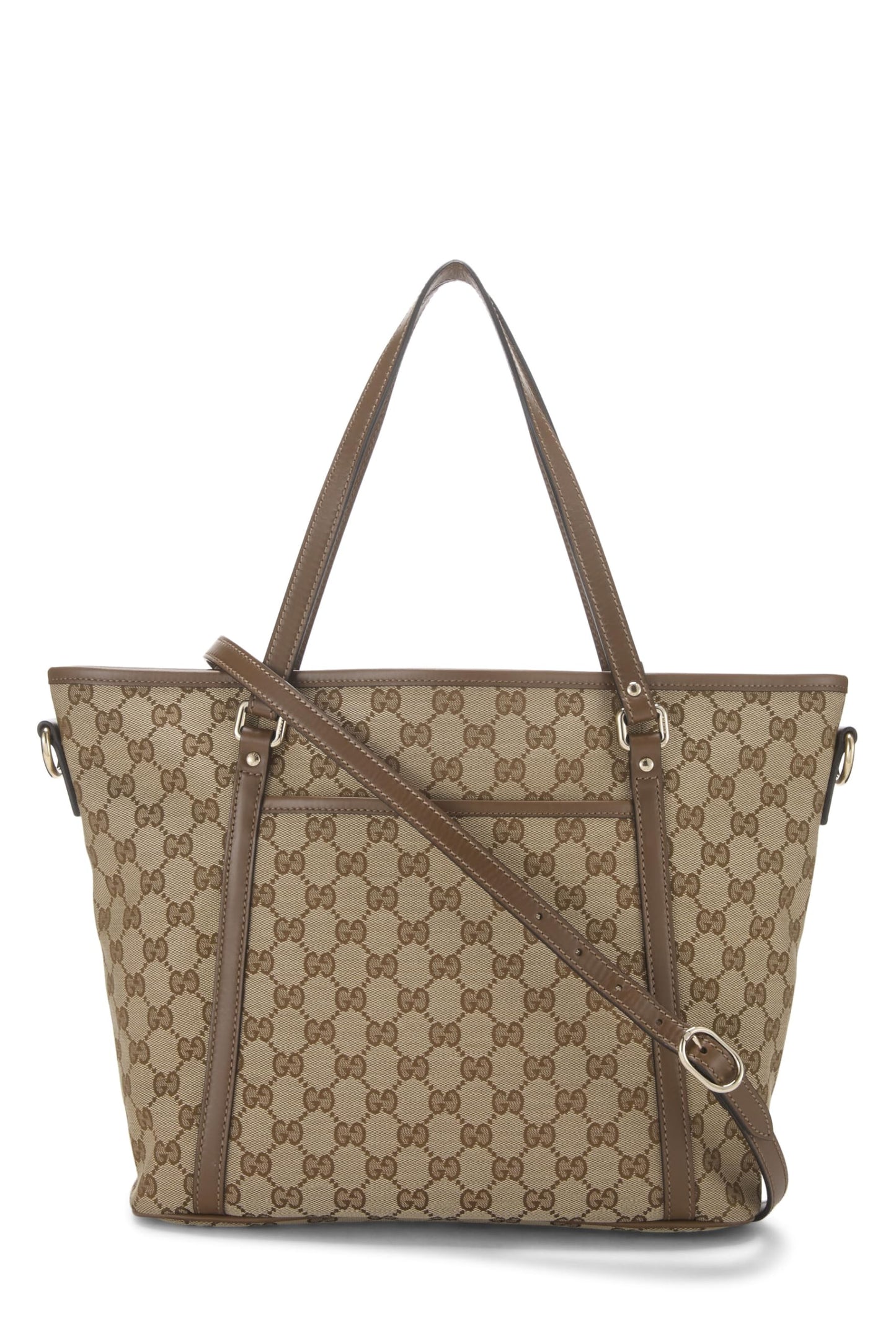 Gucci,  Original GG Canvas Zip Tote, Brown