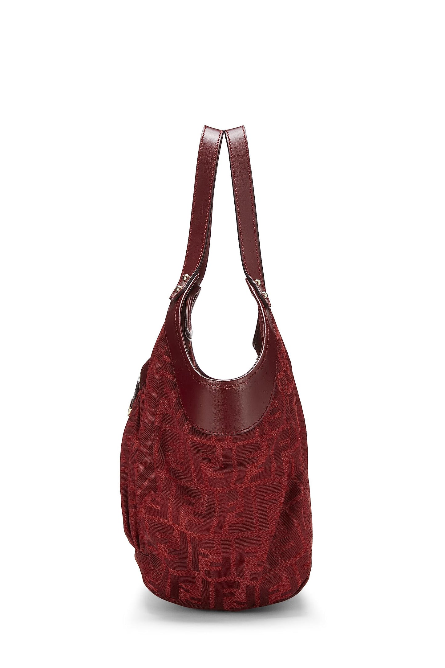 Fendi,  Red Zucca Chef Pocket Tote Small, Red