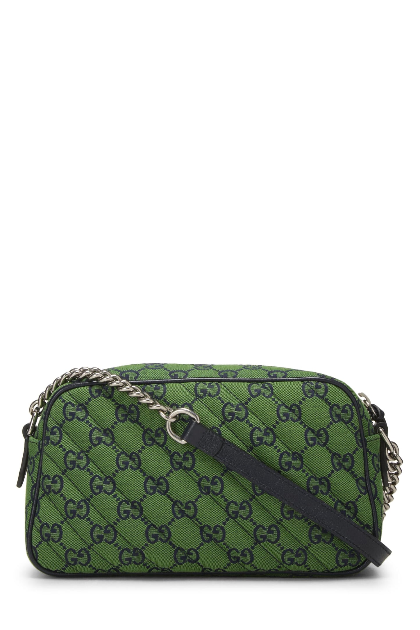 Gucci,  Green Original GG Canvas MatelassÃƒÆ’Ã‚Â© Marmont Crossbody Small, Green