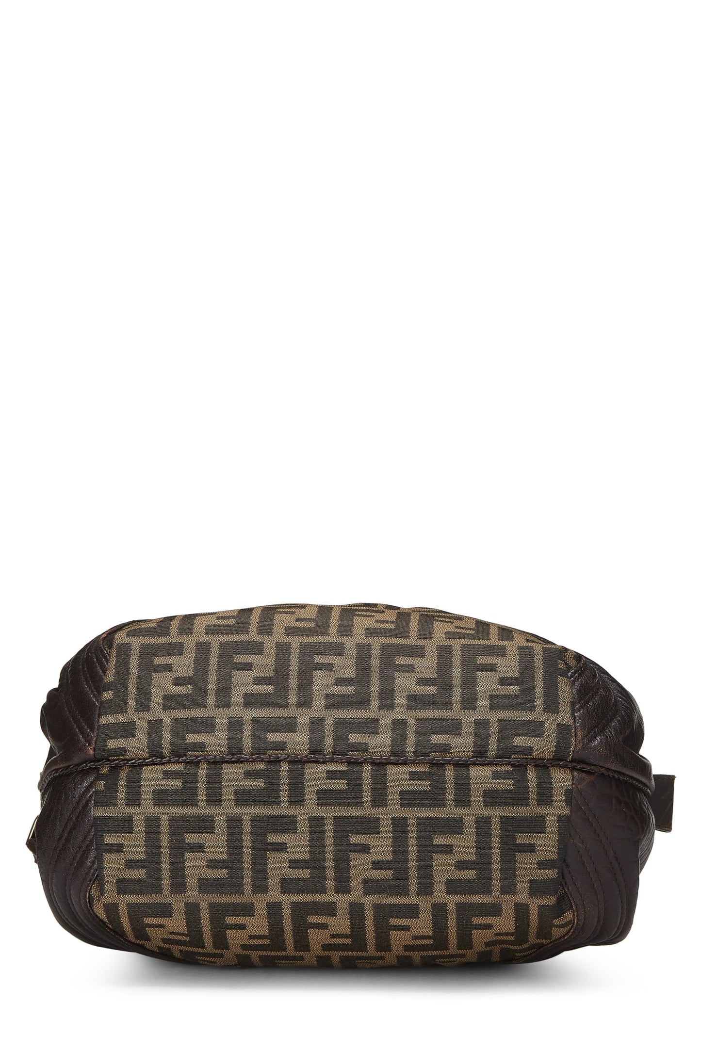 Fendi,  Brown Zucca Canvas & Leather Baby Spy, Brown