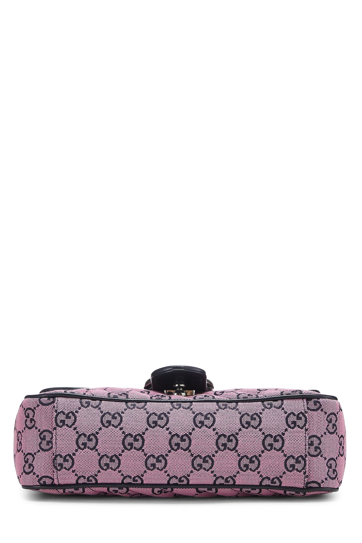Gucci,  Pink Canvas GG Marmont Shoulder Bag Small, Pink