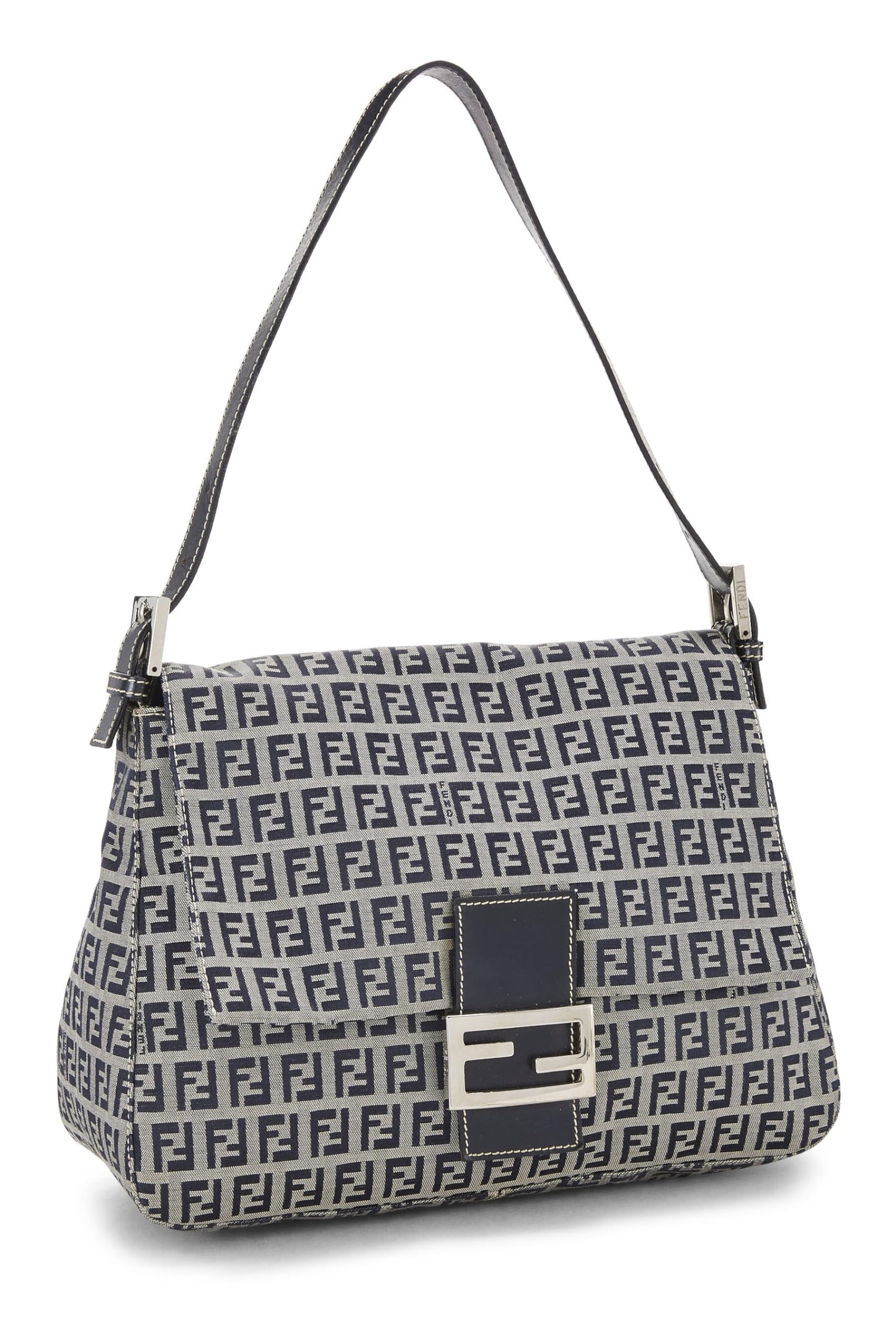 Fendi,  Navy Zucchino Canvas Mama, Navy