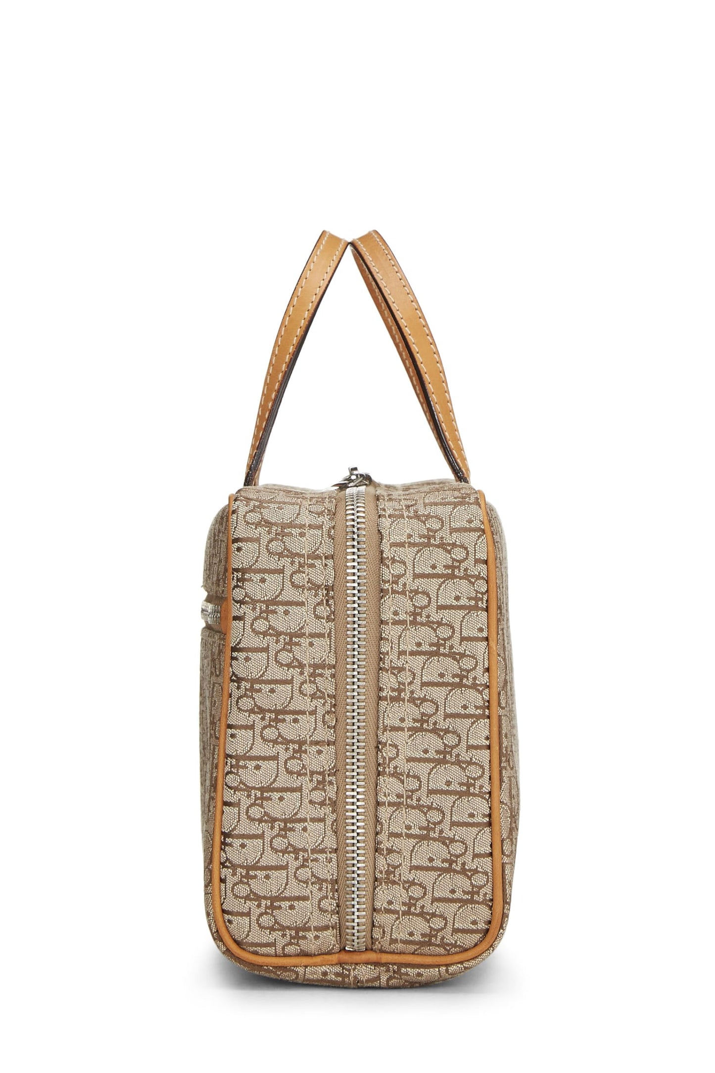 Dior,  Beige Trotter Canvas Handbag Small, Beige