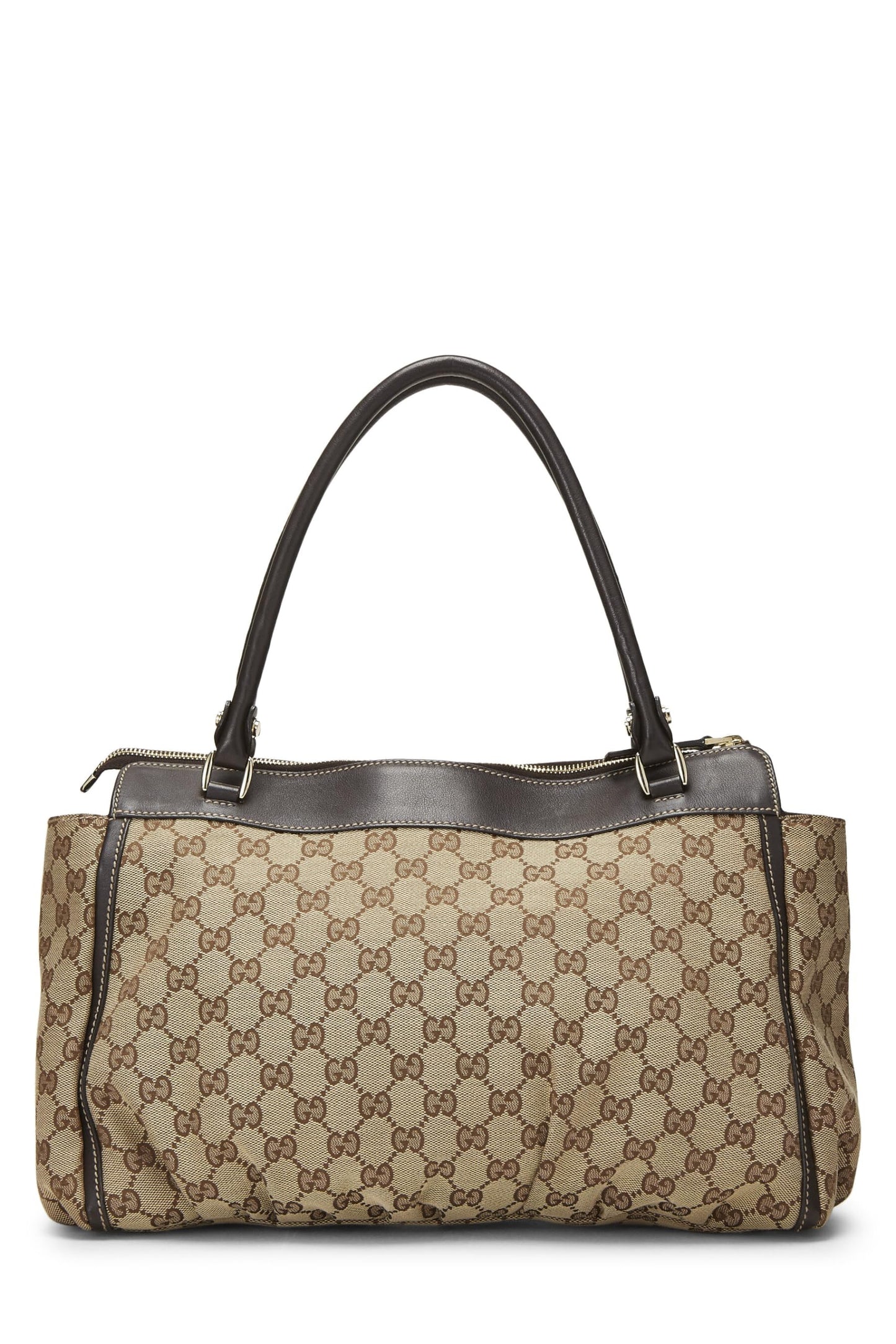 Gucci,  Original GG Canvas Abbey Zip Tote, Brown
