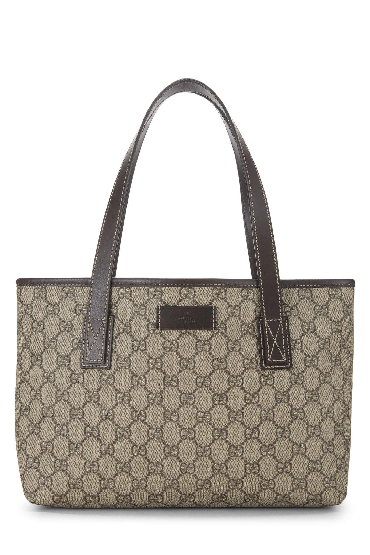 Gucci,  Original GG Supreme Canvas Tote Small, Brown