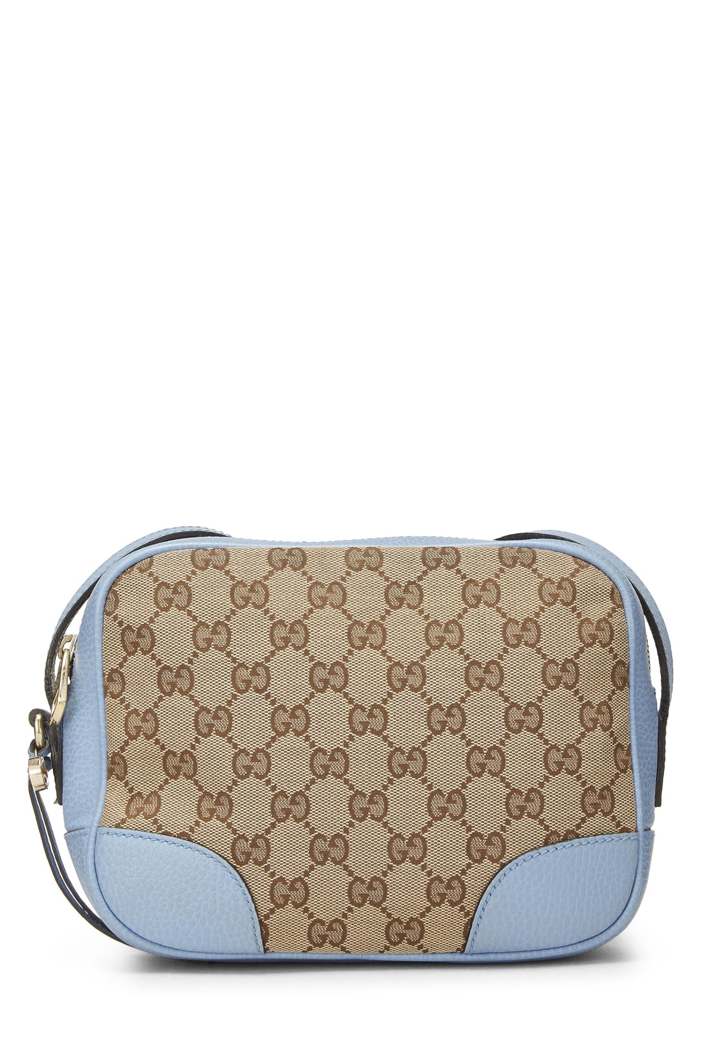 Gucci,  Blue Original GG Canvas Bree Crossbody, Blue