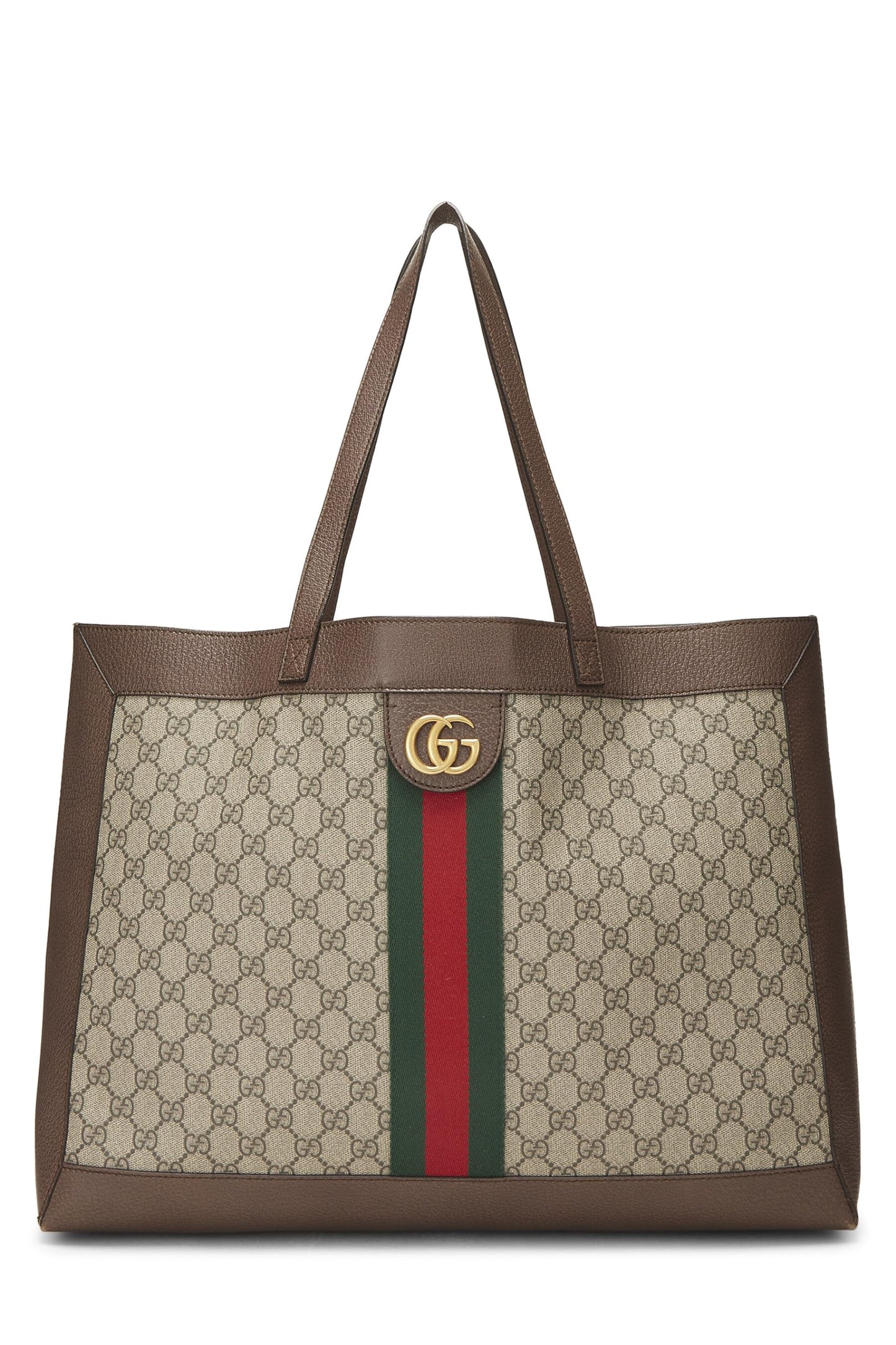 Gucci,  Original GG Supreme Canvas Ophidia Tote Medium, Brown