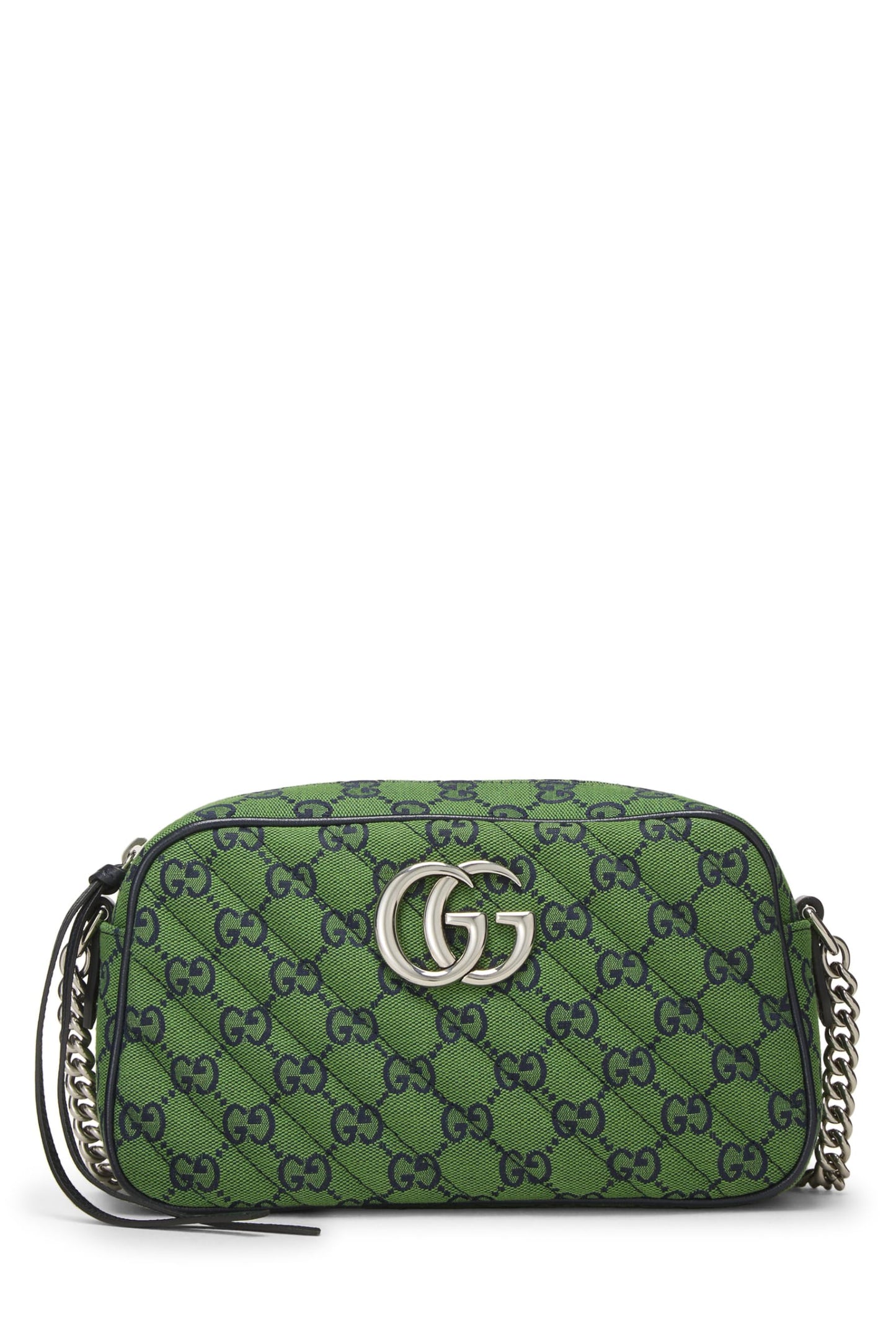 Gucci,  Green Original GG Canvas MatelassÃƒÆ’Ã‚Â© Marmont Crossbody Small, Green