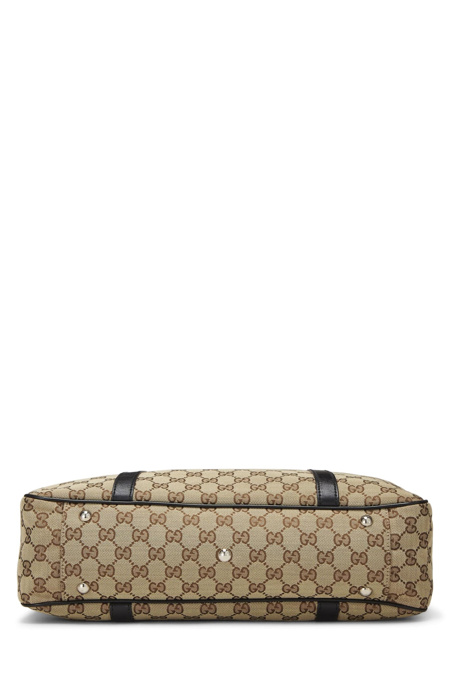 Gucci,  Black Original GG Canvas Twins Tote, Black