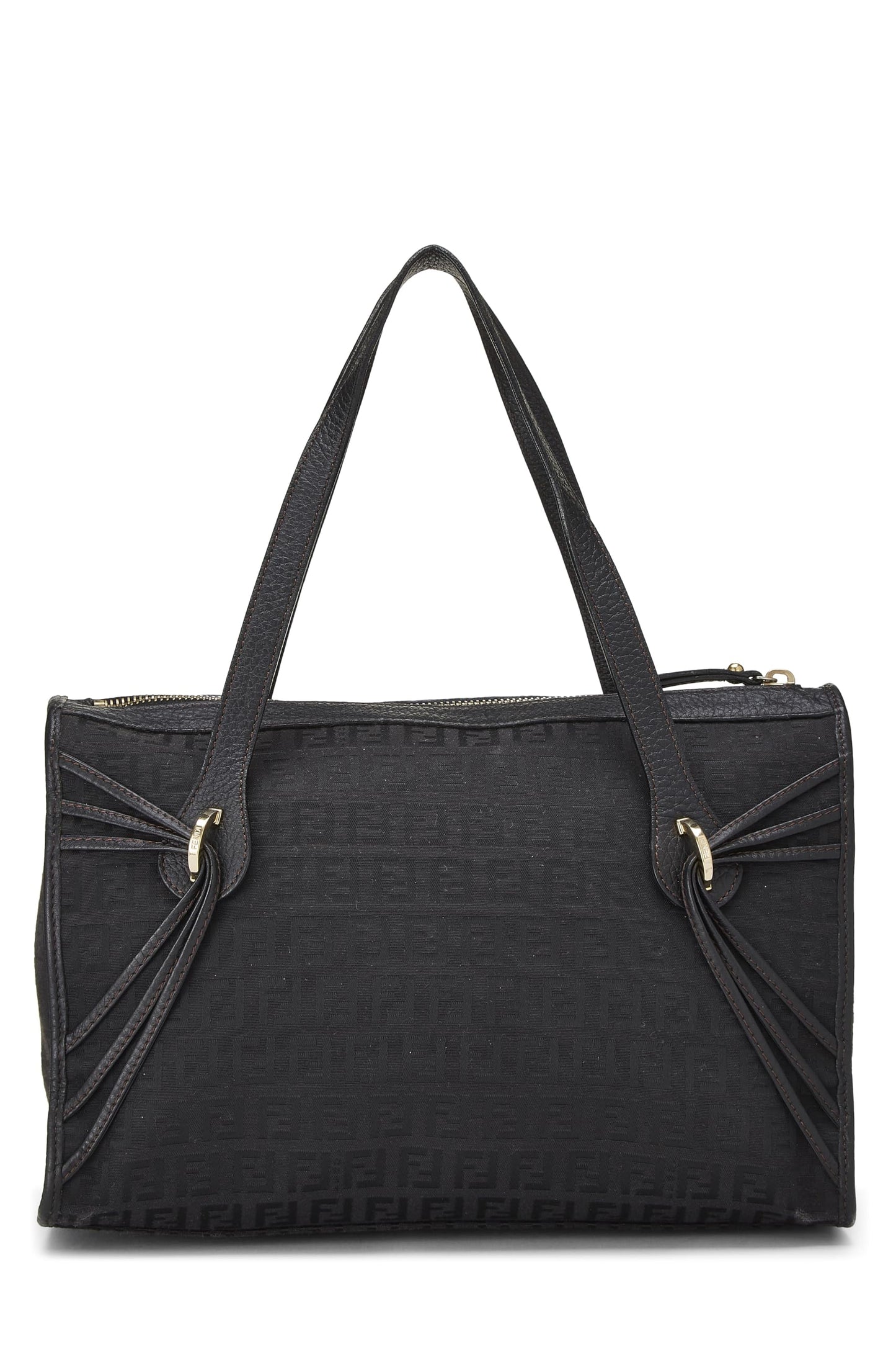 Fendi,  Black Zucchino Tote Small, Black