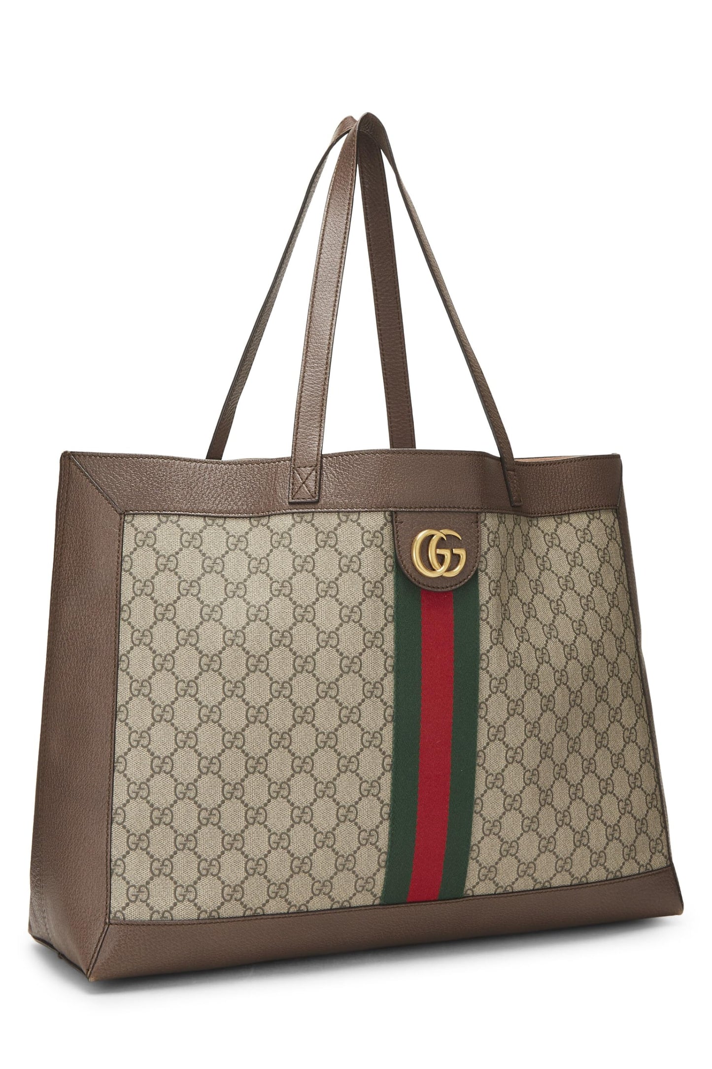 Gucci,  Original GG Supreme Canvas Ophidia Tote Medium, Brown