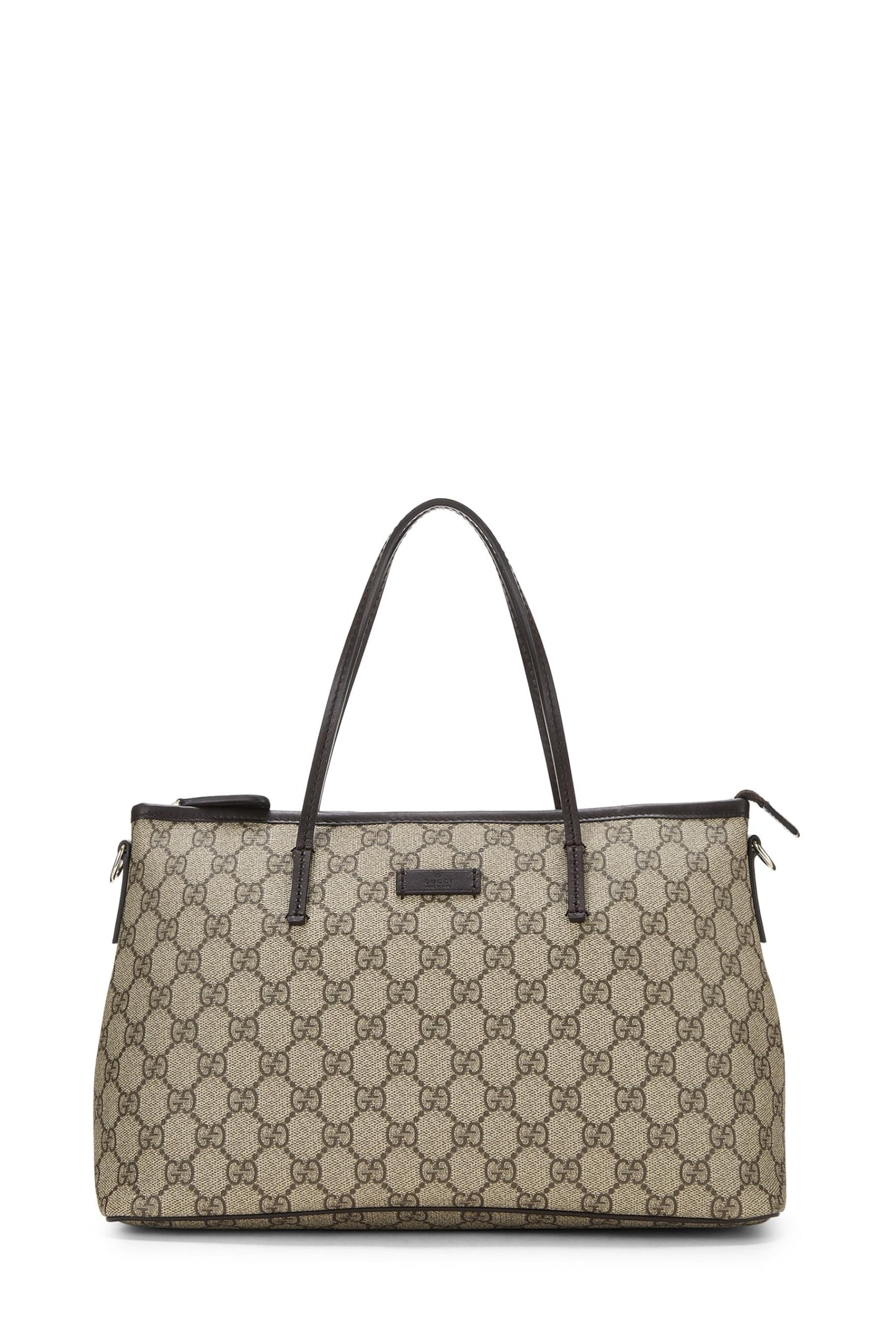 Gucci,  Original GG Supreme Canvas Zip Tote, Brown