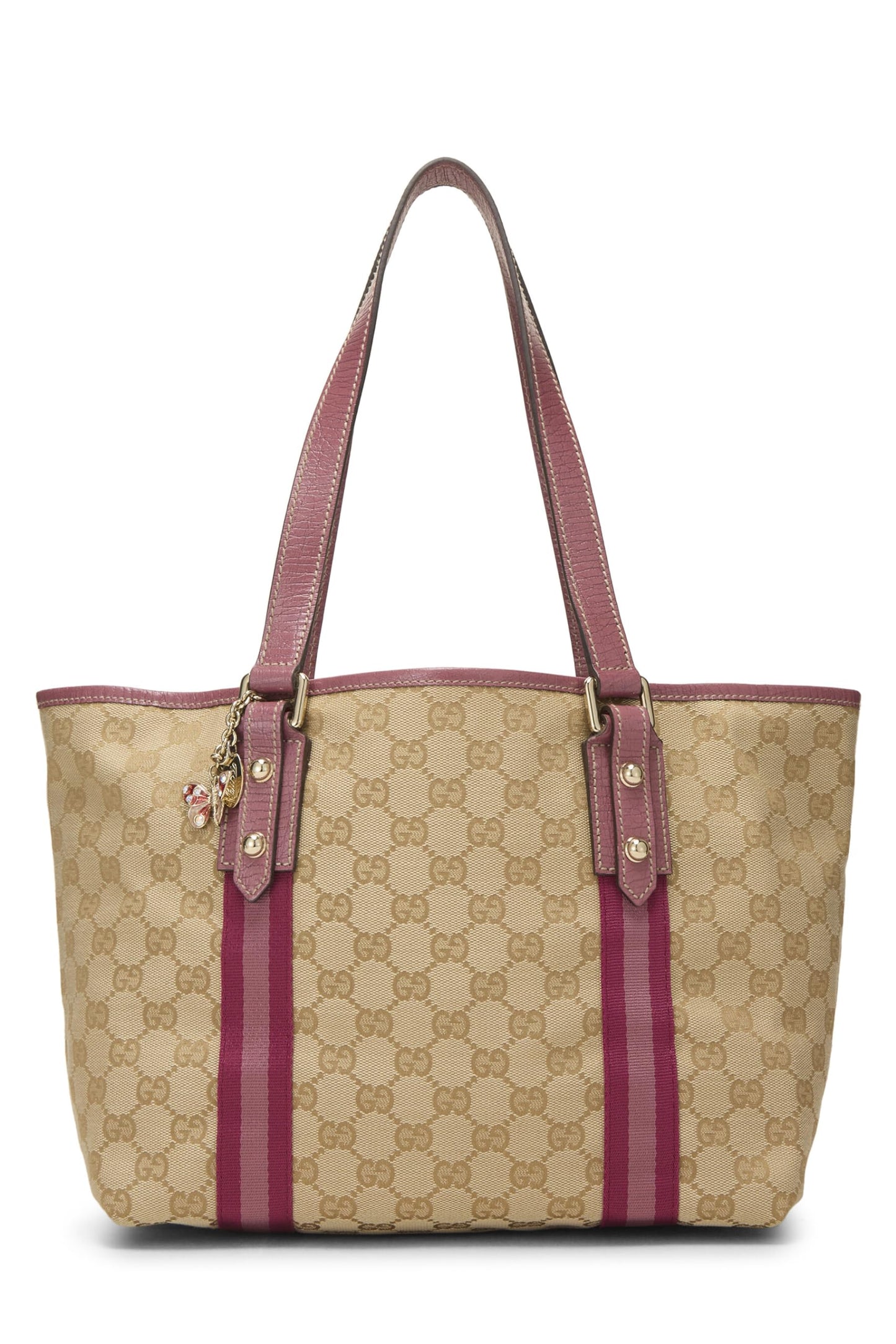 Gucci,  Pink Original GG Canvas Jolicoeur Tote Small, Pink