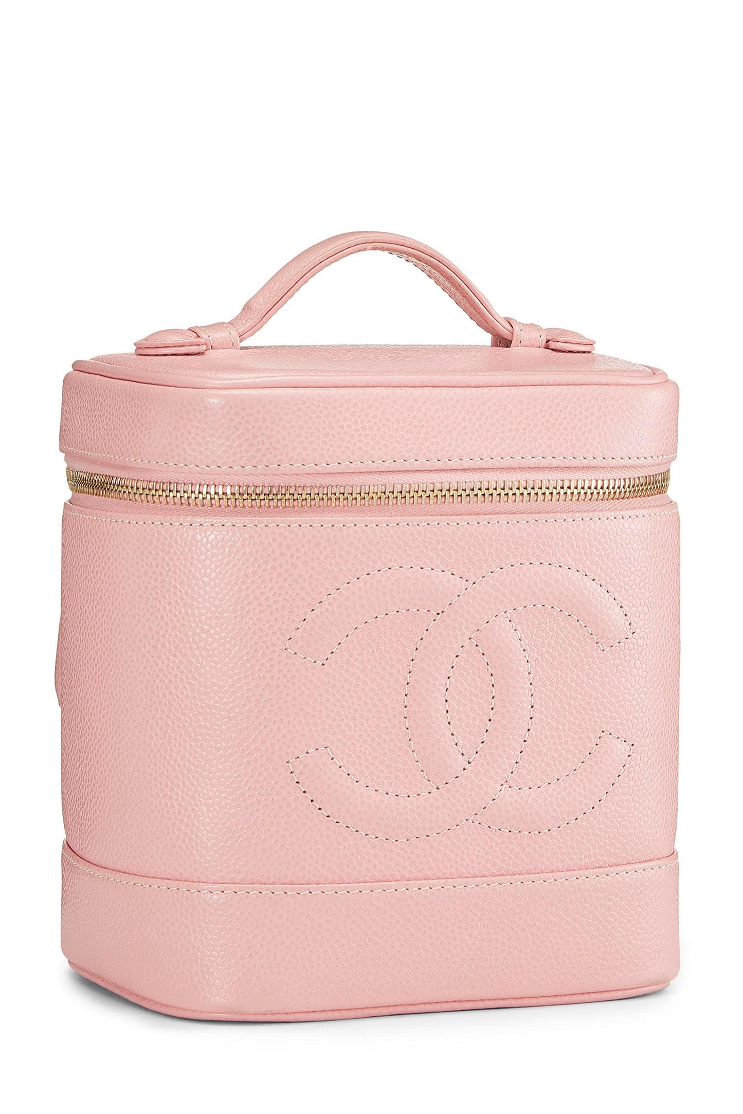 CHANEL,  Caviar Timeless Vanity, Pink