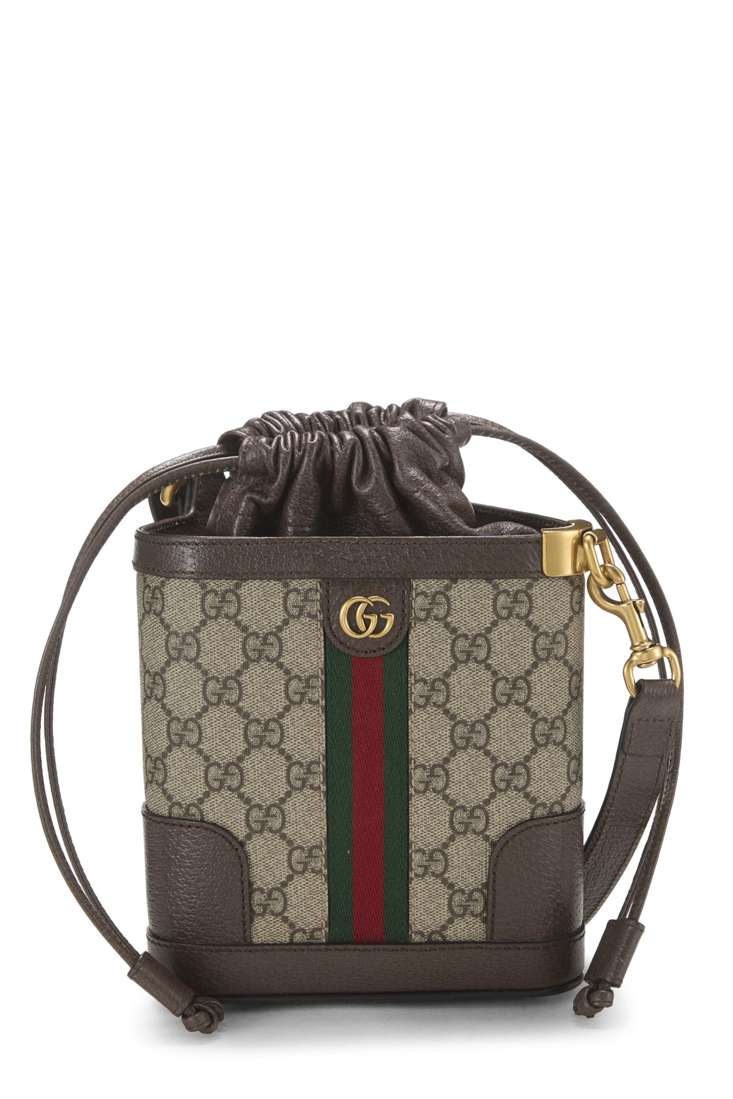 Gucci,  Original GG Supreme Canvas Ophidia Bucket Bag Small, Brown