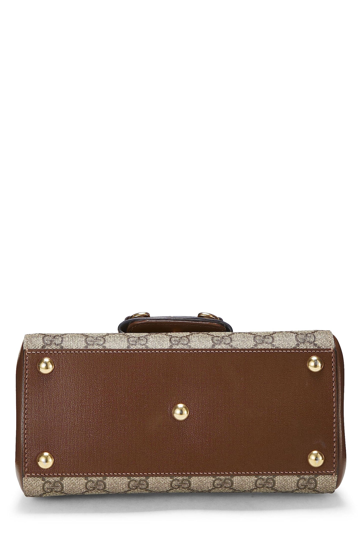 Gucci,  Brown GG Supreme Canvas 1955 Horsebit Handbag Mini, Brown