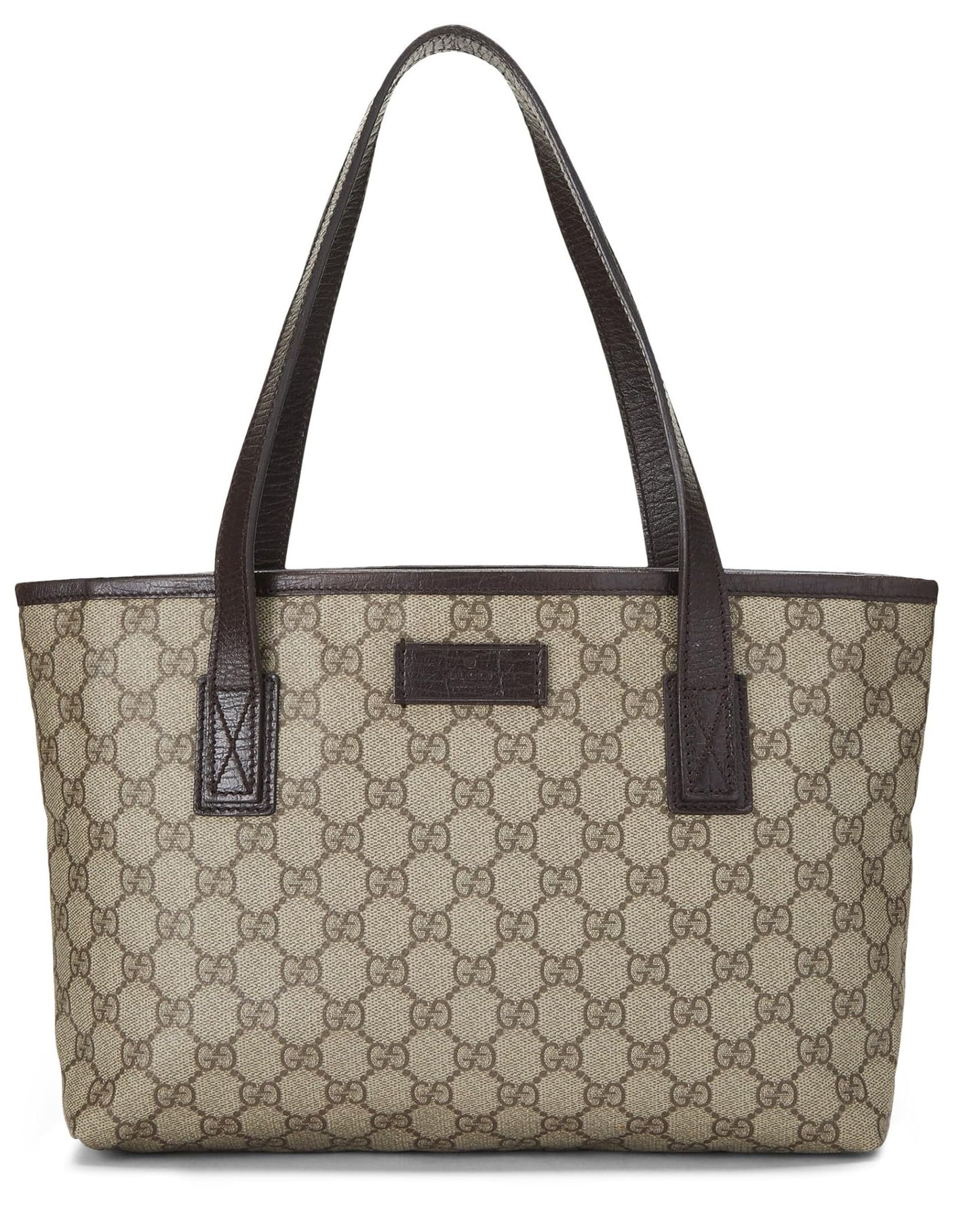 Gucci,  Original GG Supreme Canvas Tote Small, Brown
