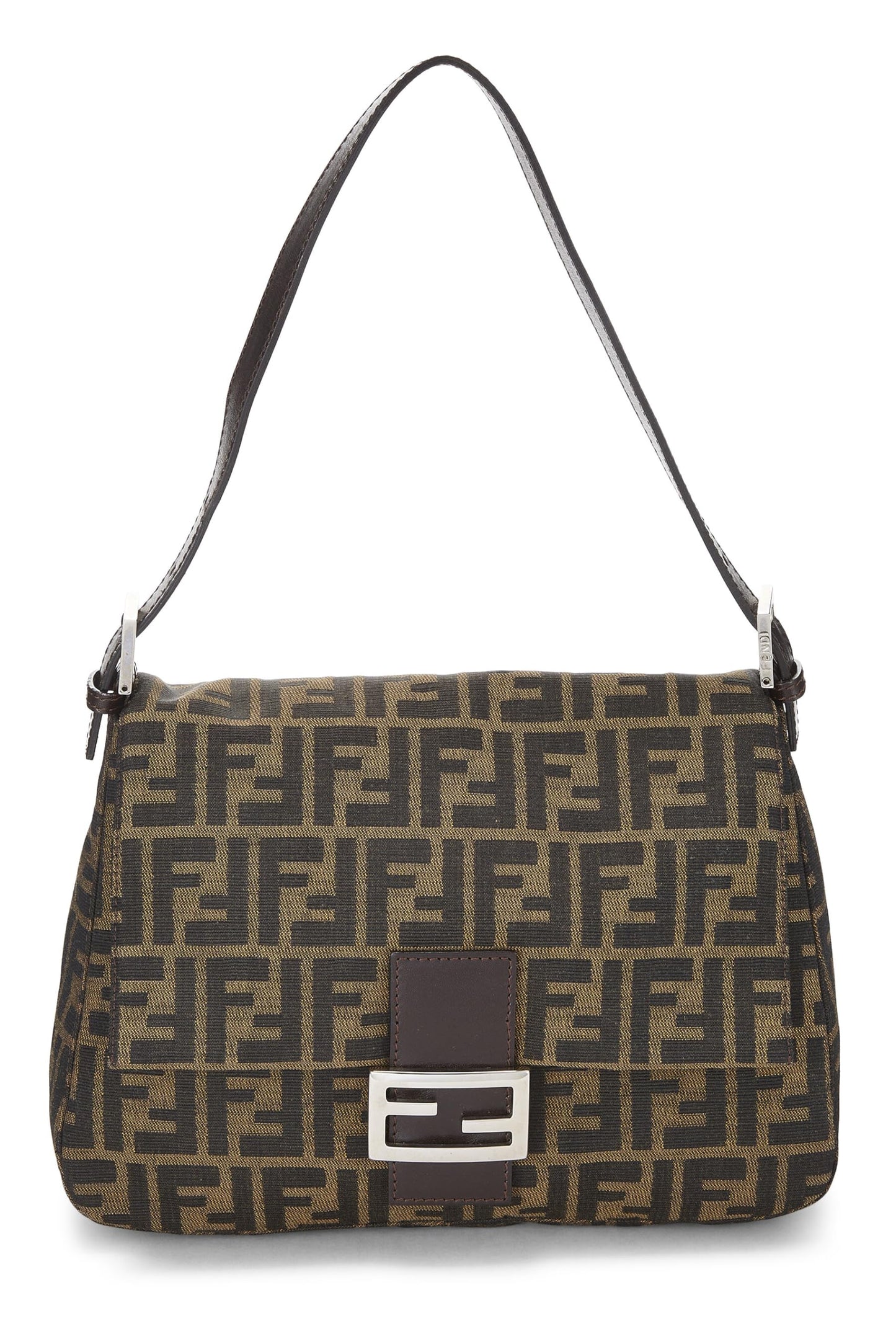 Fendi,  Brown Zucca Canvas Mama, Brown