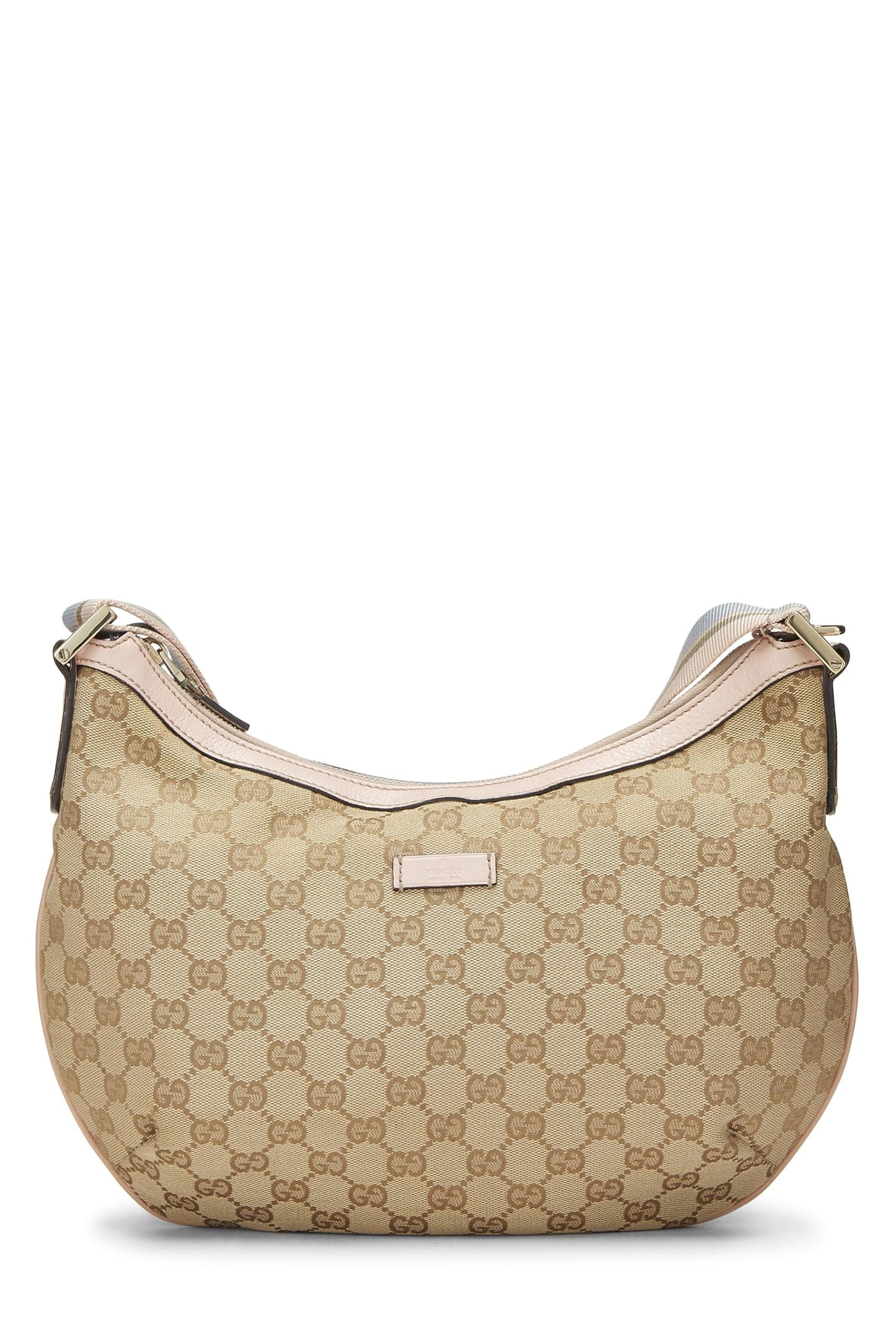 Gucci,  Original GG Canvas Web Round Messenger, Pink
