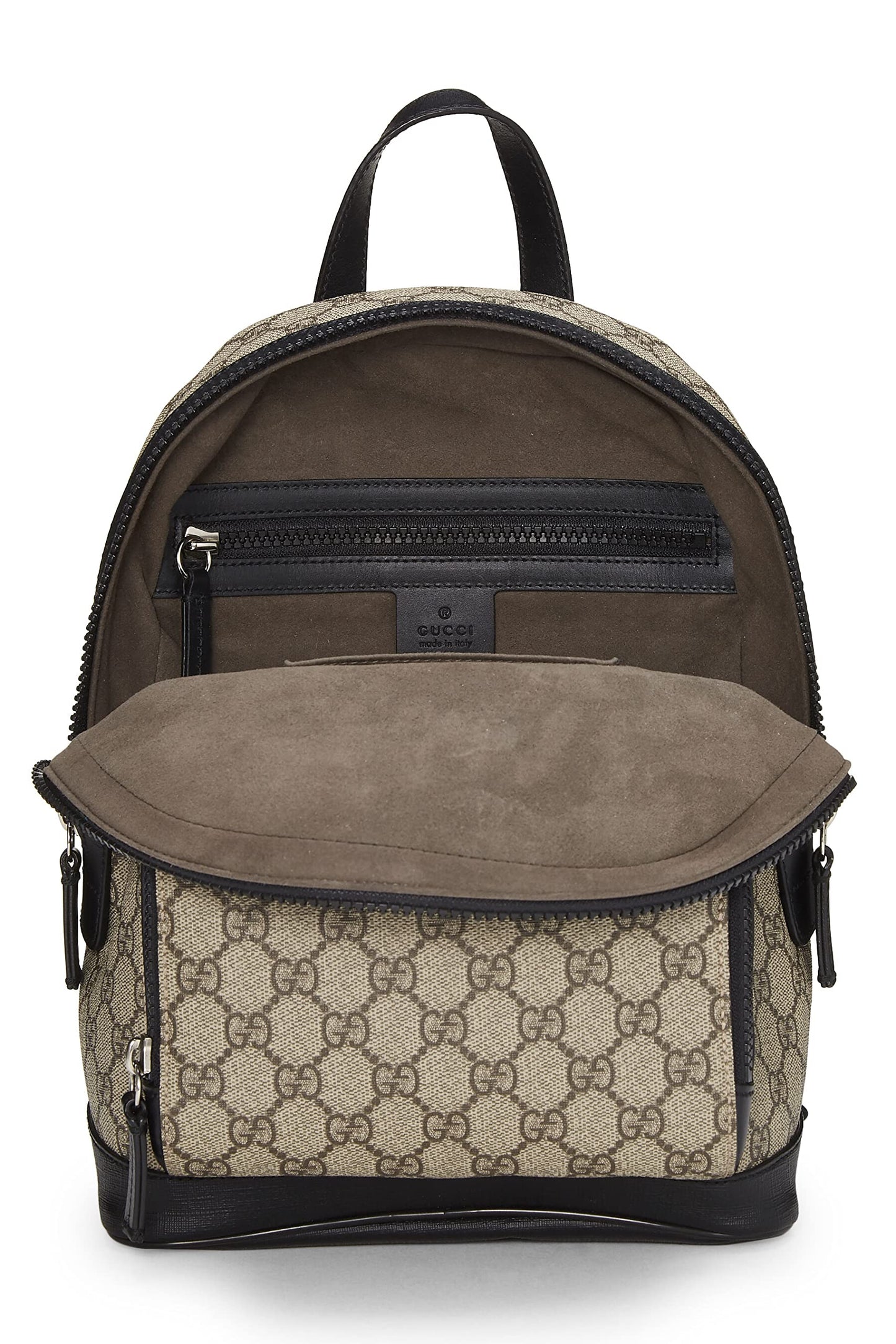 Gucci,  Original GG Supreme Canvas Eden Backpack Small, Black
