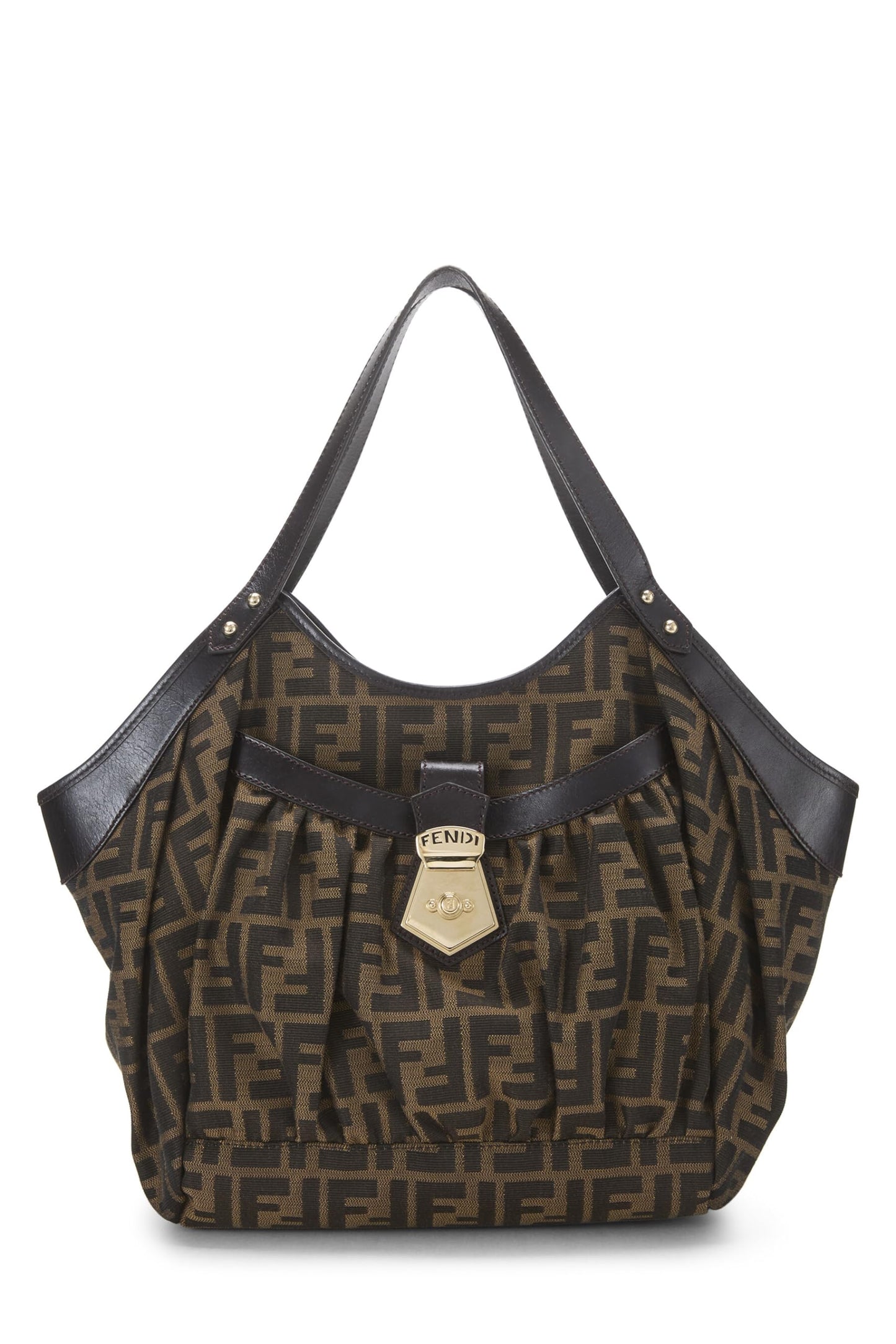 Fendi,  Brown Zucca Canvas Chef Tote Large, Brown