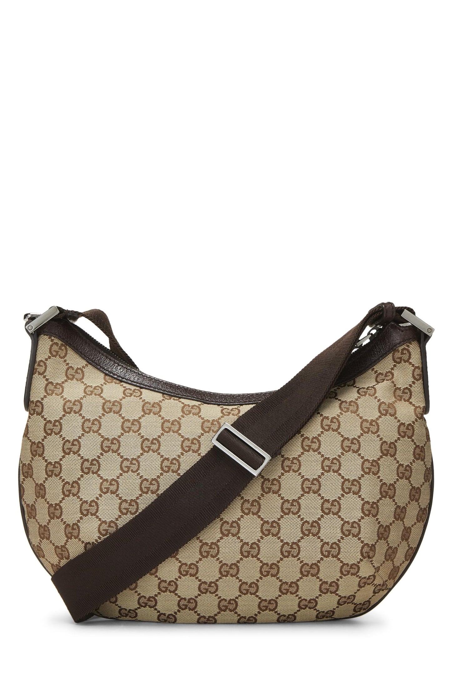 Gucci,  Original GG Canvas Round Messenger, Brown