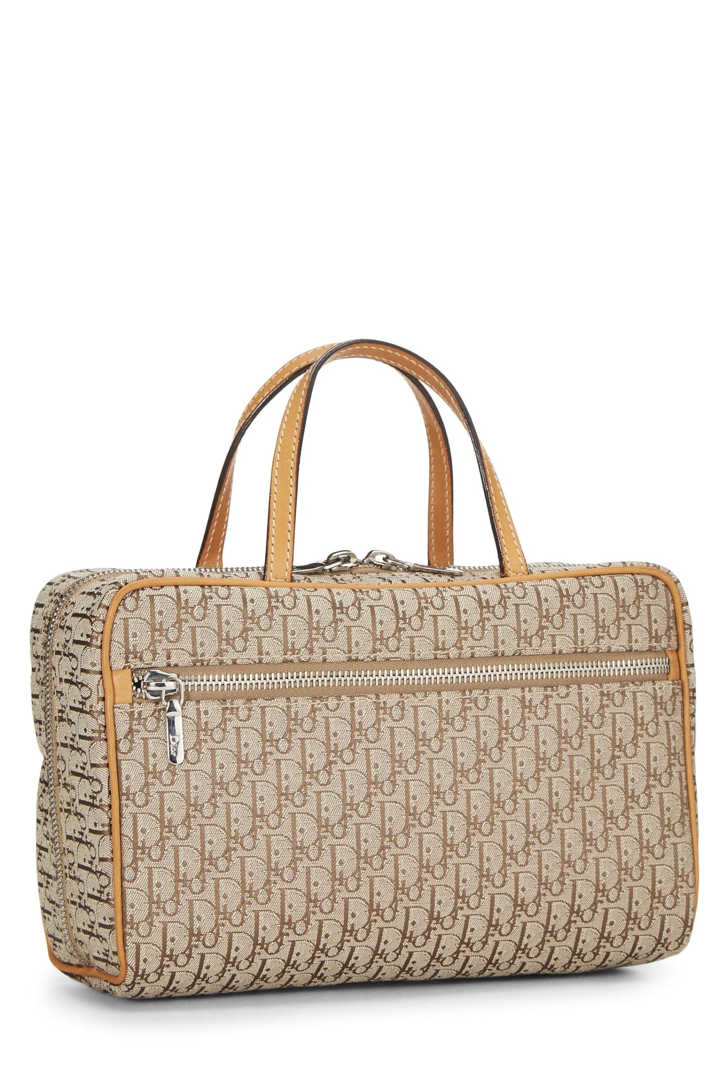 Dior,  Beige Trotter Canvas Handbag Small, Beige