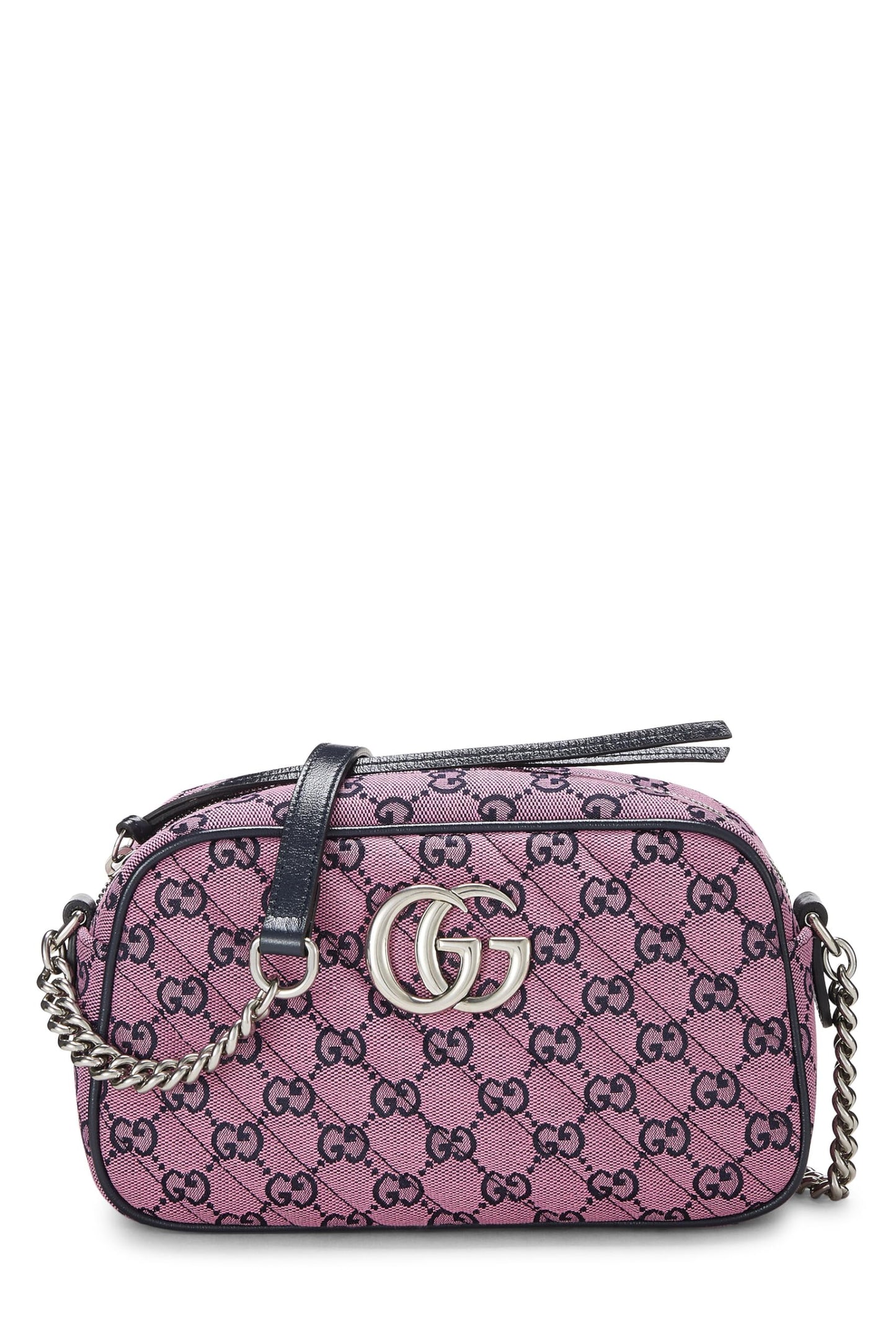 Gucci,  Pink Original GG Canvas Marmont Crossbody Small, Pink