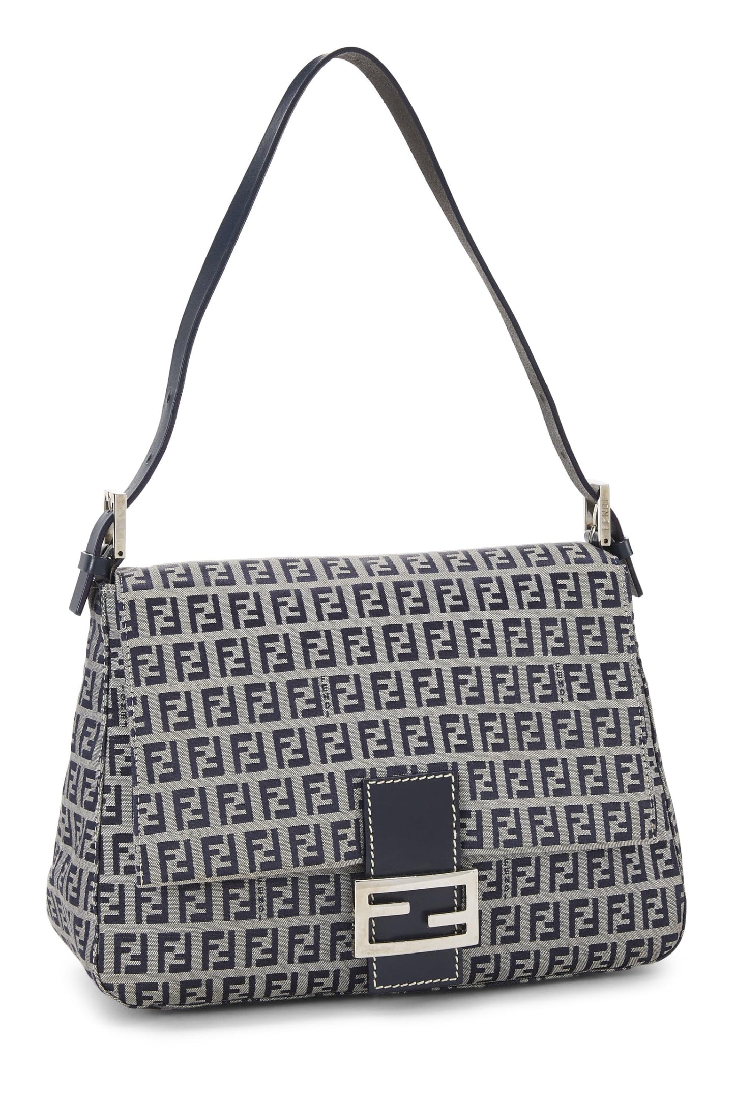 Fendi,  Navy Zucchino Canvas Mama, Navy